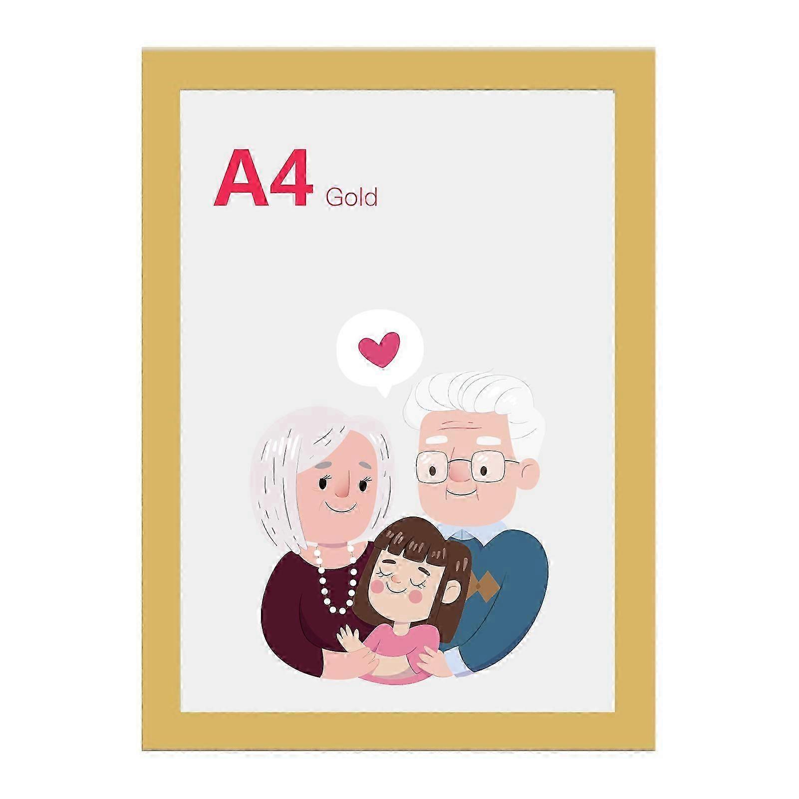 2025 Latest Model A4 PVC Magnetic Picture Frame Creative Transparent File Display Frame Si