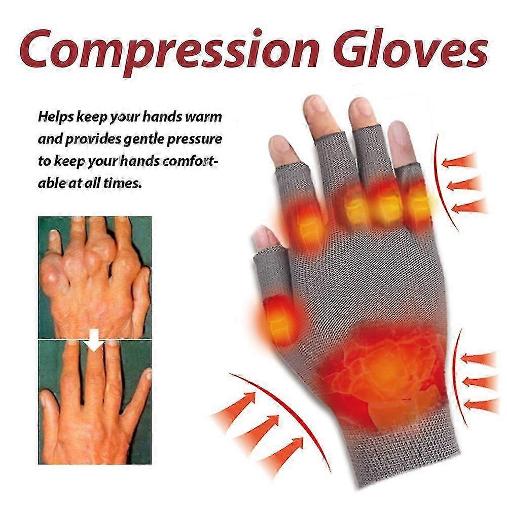 kompression artrit handskar handledsstöd ledvärk lindring handstöd kvinnor män terapi armband 