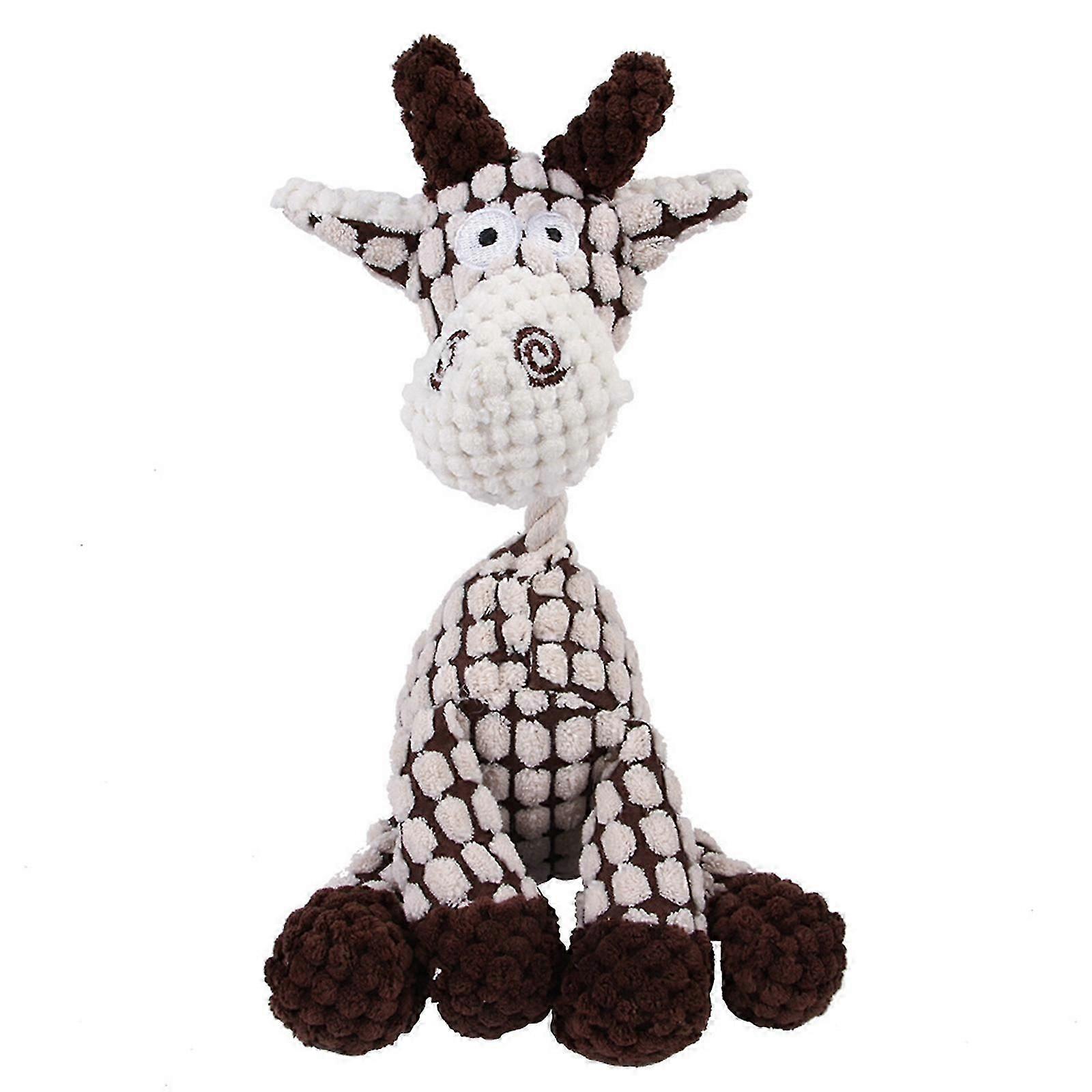 2023 New Upgraded Squeaky Dog Plush Toy, Dog Toy Plush Animal Dog Toy for Small Medium