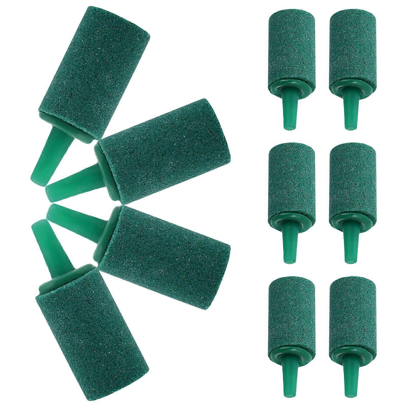 Durable Air Stones for Fish Tanks   Cylinder Bubbler Diffuser for Aquariums & Hydroponics, Safe & Non Polluting, 10pcs Quantity for Multiple Uses