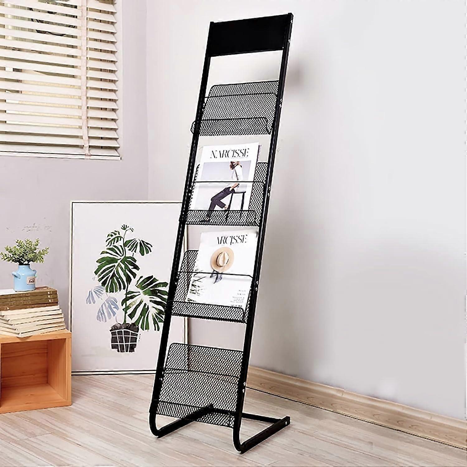 Floor Standing Magazine Rack, Sturdy and, Stylish, Suitable for a Variety of Scenes