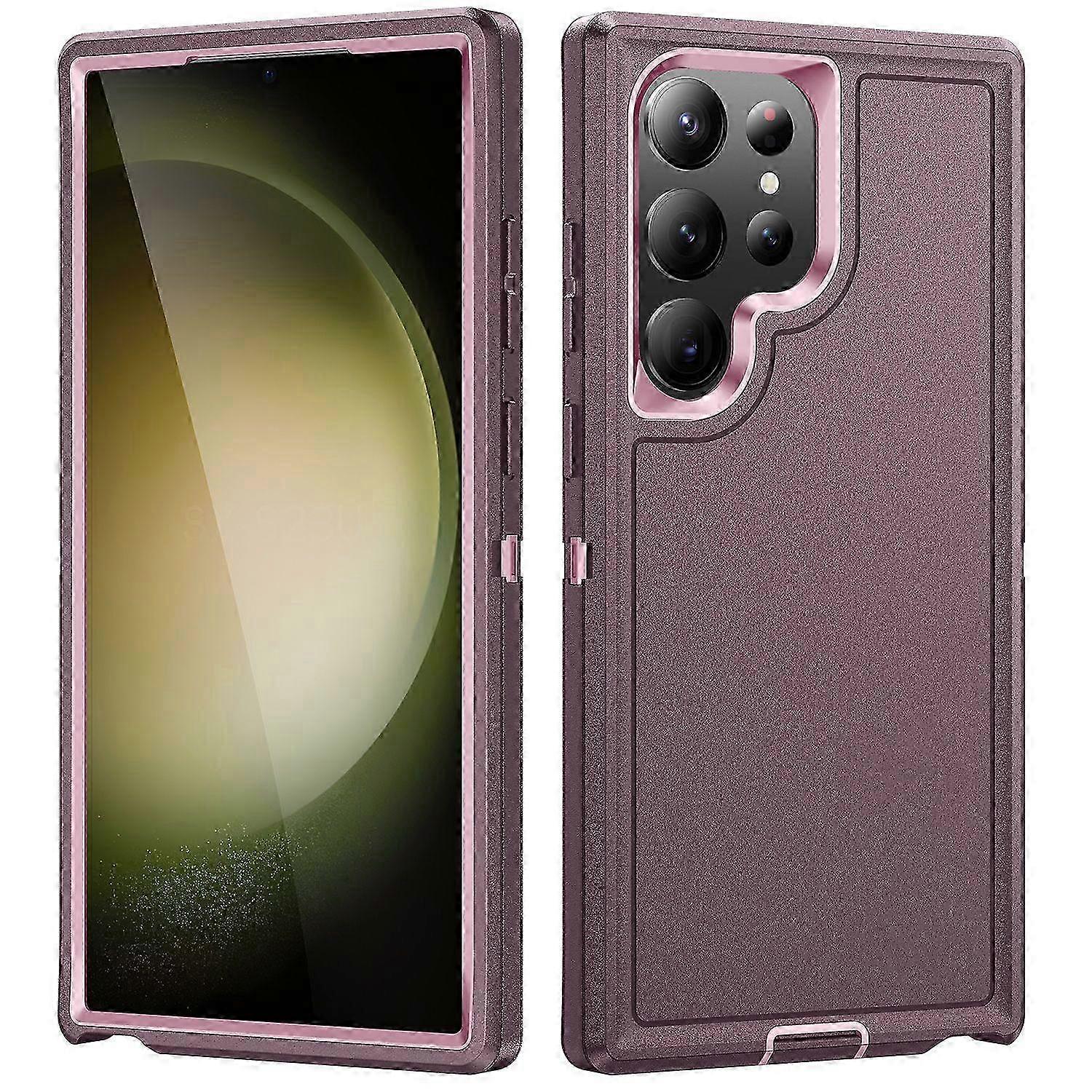 3-in-1 Heavy Duty Protective Case for Certain Brand Models Dustproof Anti-Drop Dual Layer Non-Slip