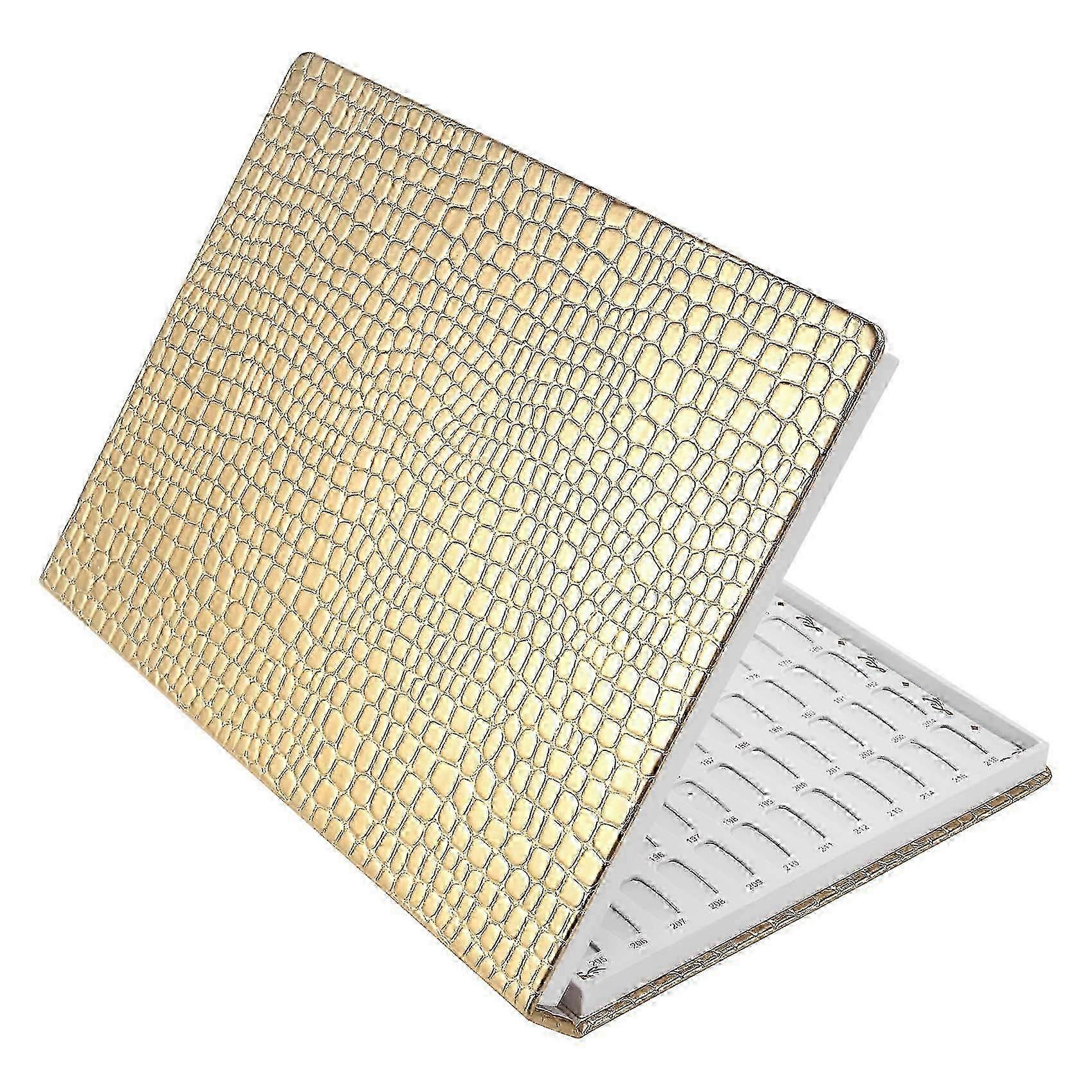 216 Colors Nail Tips Display Book DIY Nail Art Showcase Gel Color Card Chart Painting Display