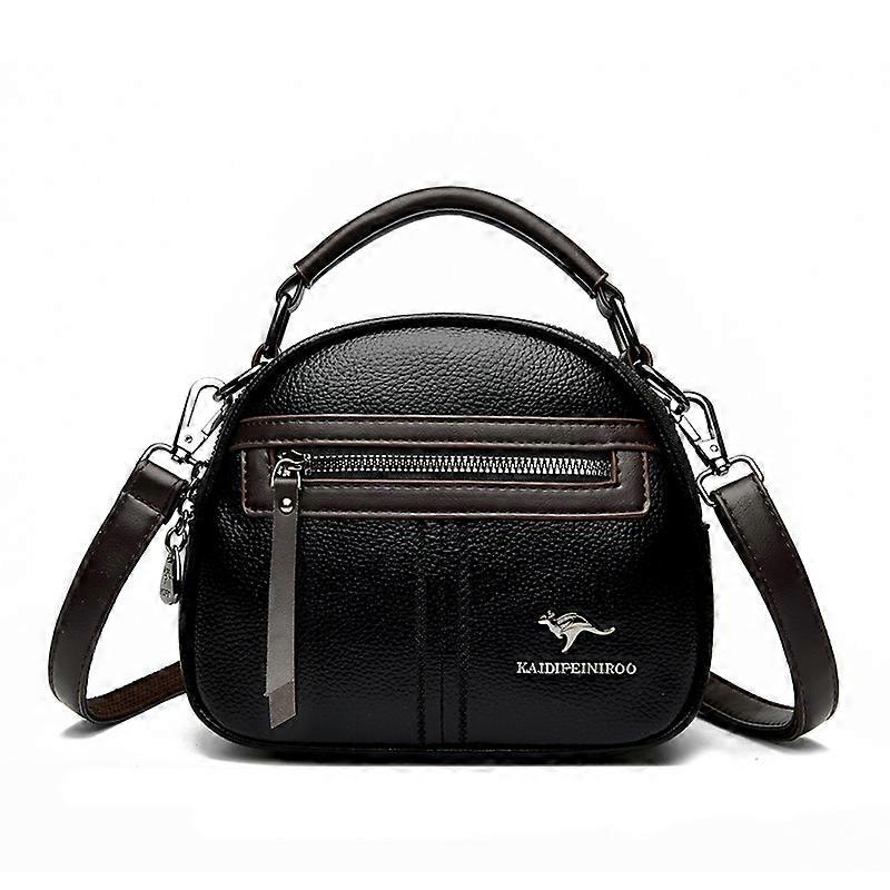 Small crossbody square bag, made of PU, with an oval design