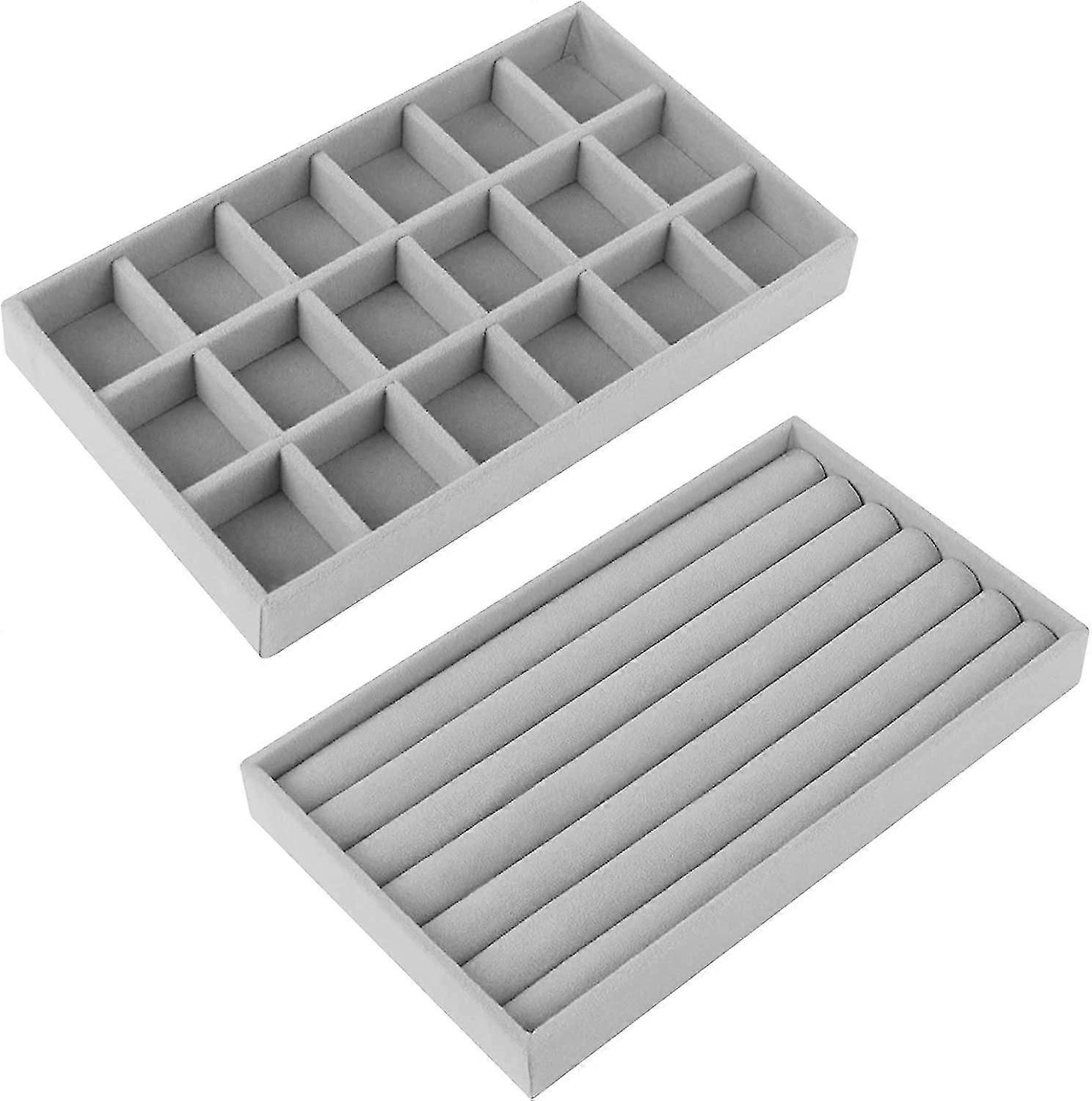 Pcs Jewelry Trays Organizer, Stackable Jewelry Box Storage Box