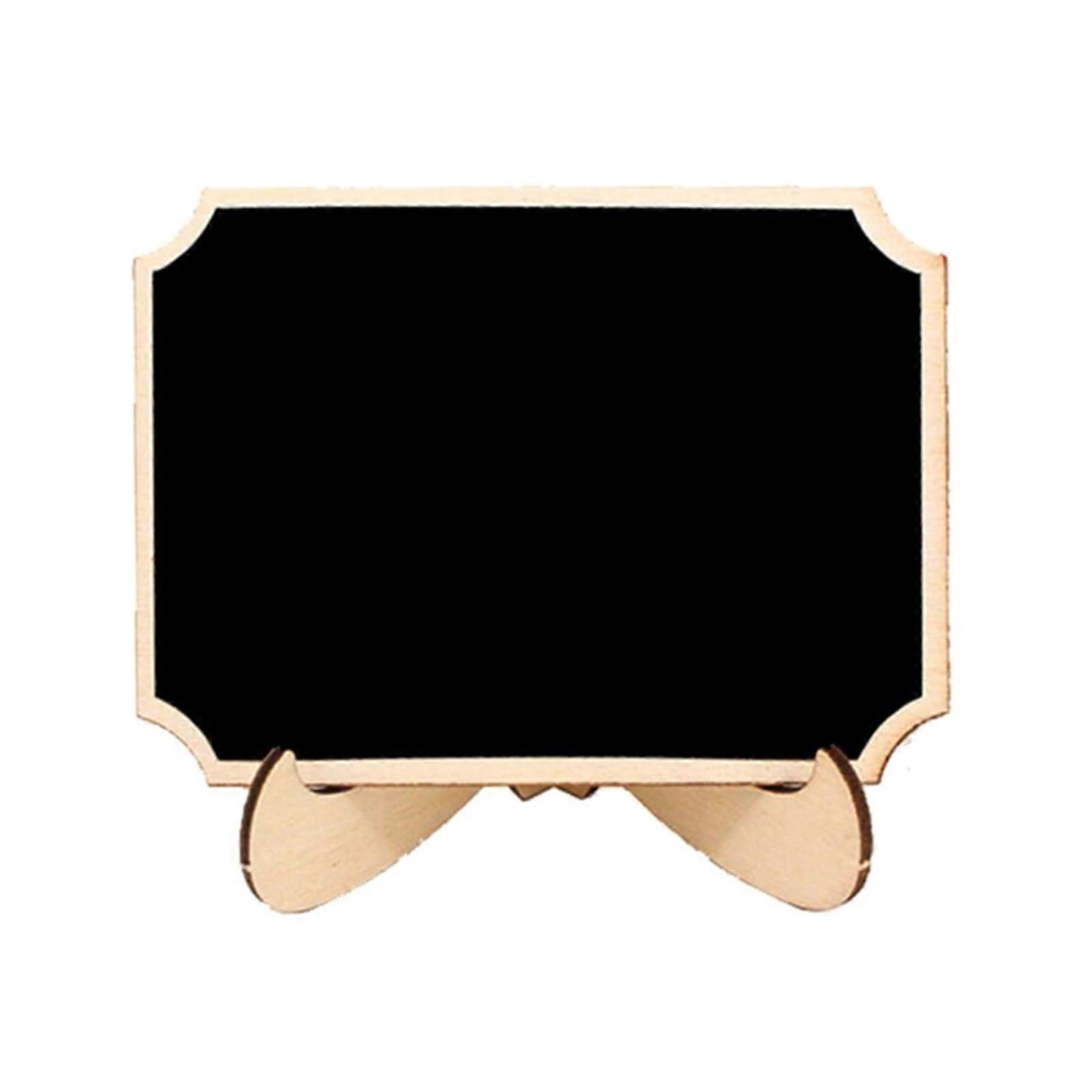 10 Pieces Chalkboard Signs, Multifunctional Message Board with Easel Stand for Weddings, Events, and Christmas Parties