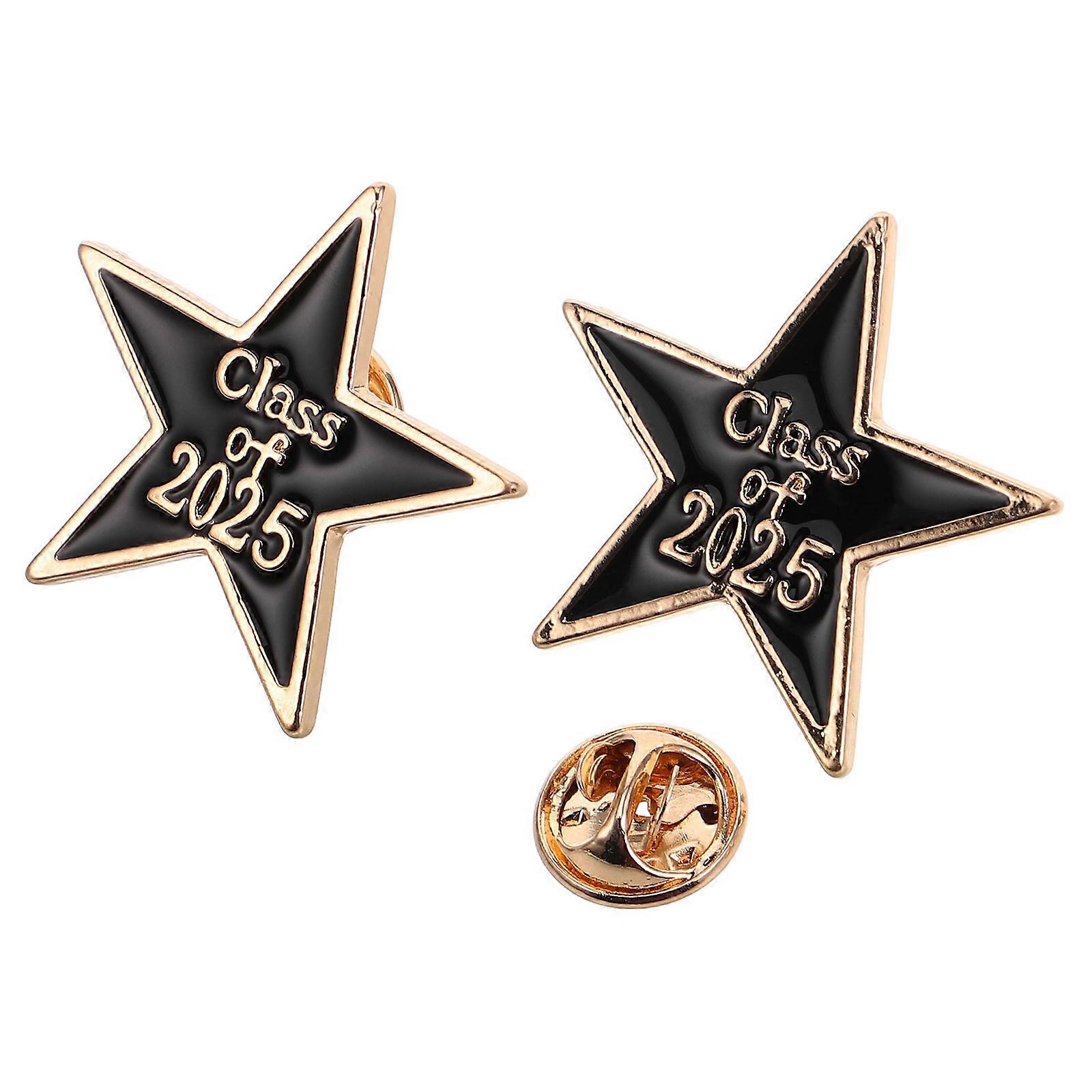 Here's a refined and professional product description for your **2pcs Metal Graduation Brooch Pins**:
### π **2pcs Metal Graduation Brooch Pins