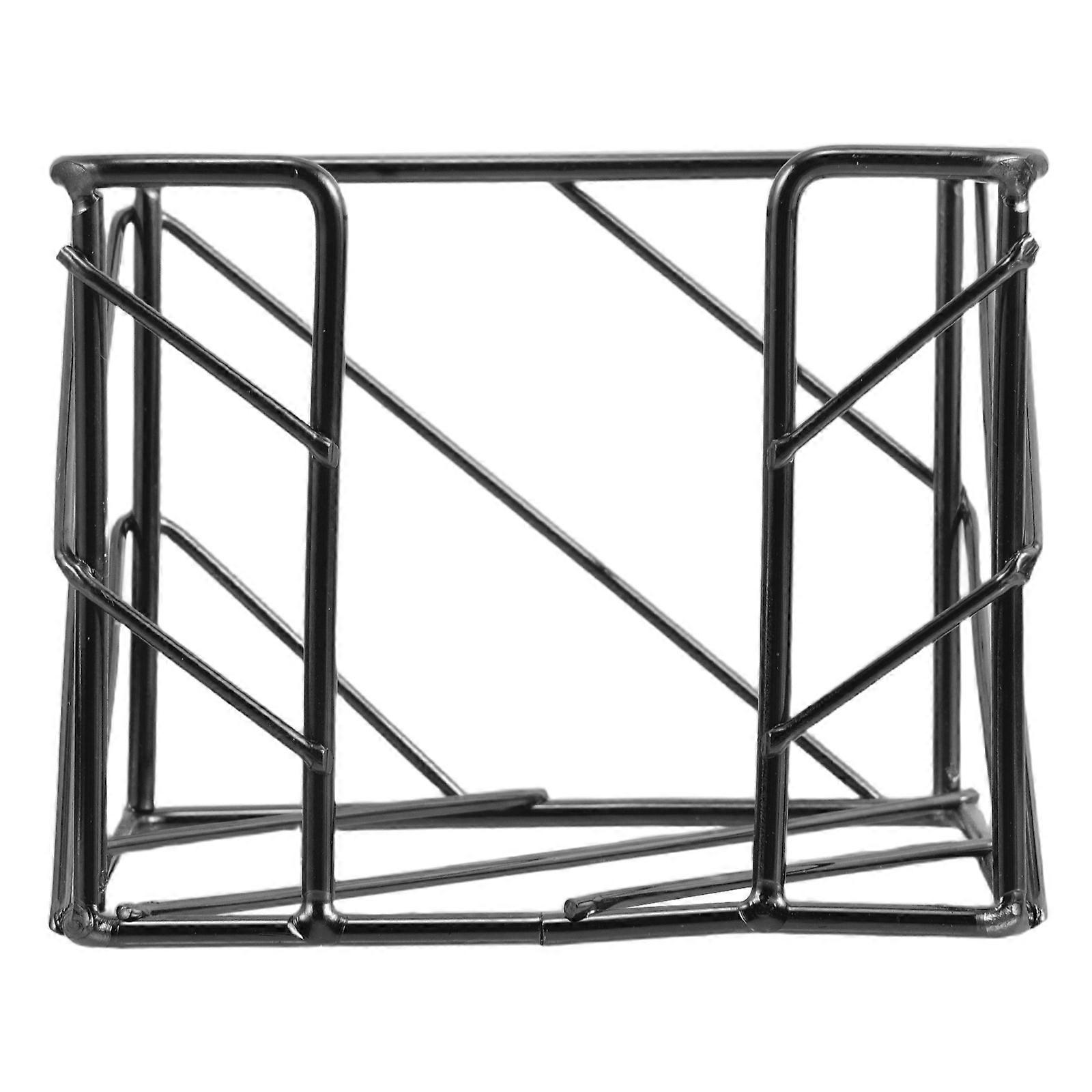 Iron Memo Dispenser Minimalist Design Holder Dorm Desk Supplies 9.80X9.80X7.80CM 1Pcs