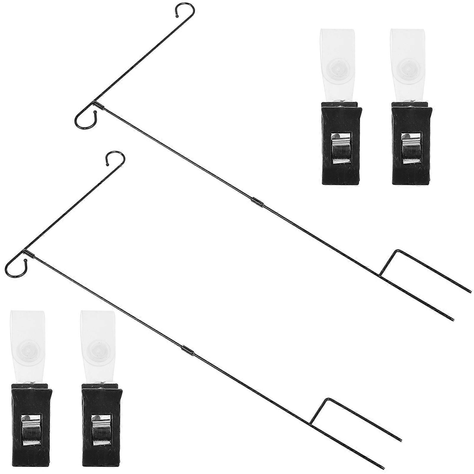 It sounds like you're referring to a product listing or description for a **premium iron garden flag stand**. Here's a refined and professional