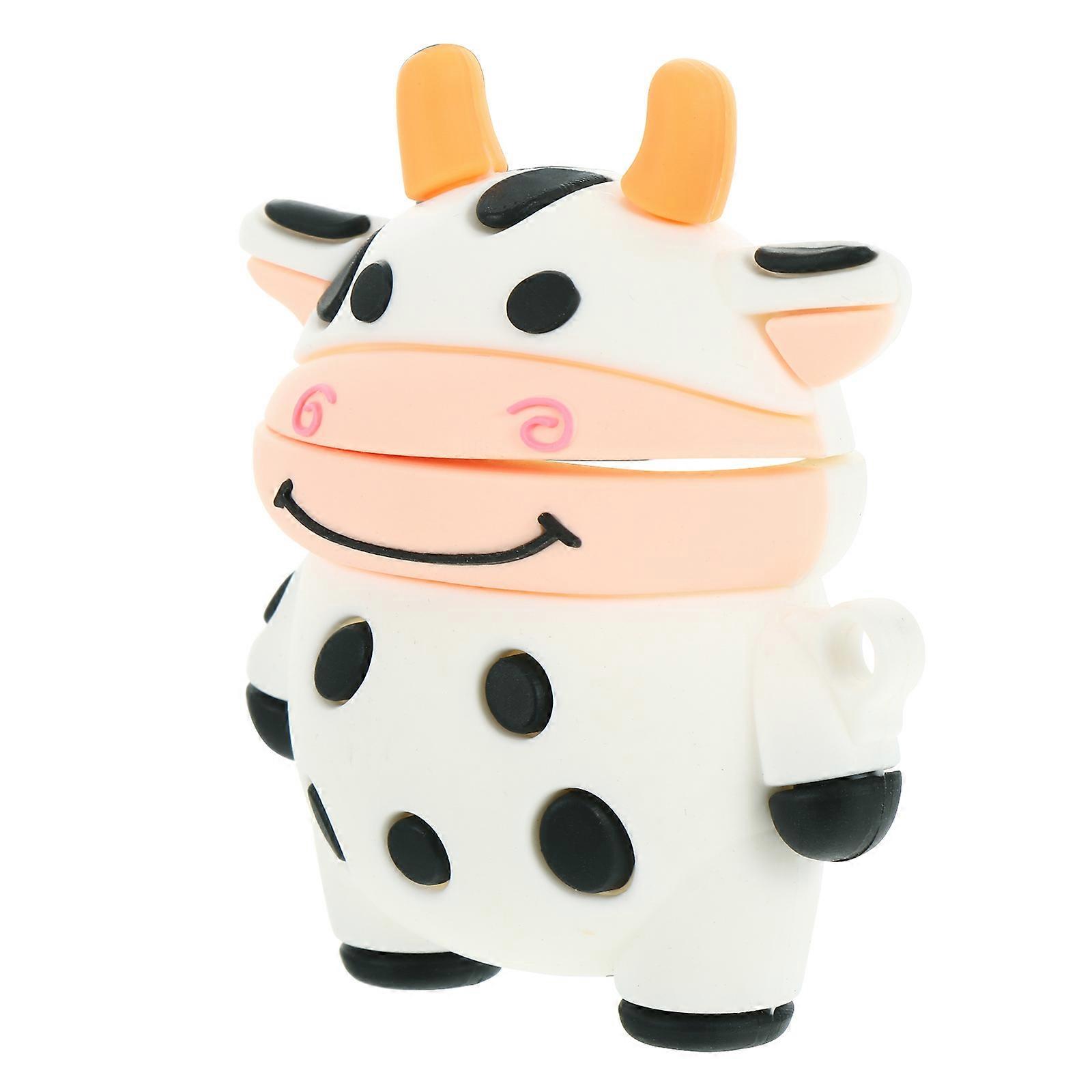 Silicone Protective Cover Cartoon Headphone Sleeve For Daily Use 3.1×2.8×1.4in Anti-Fall 1Pc