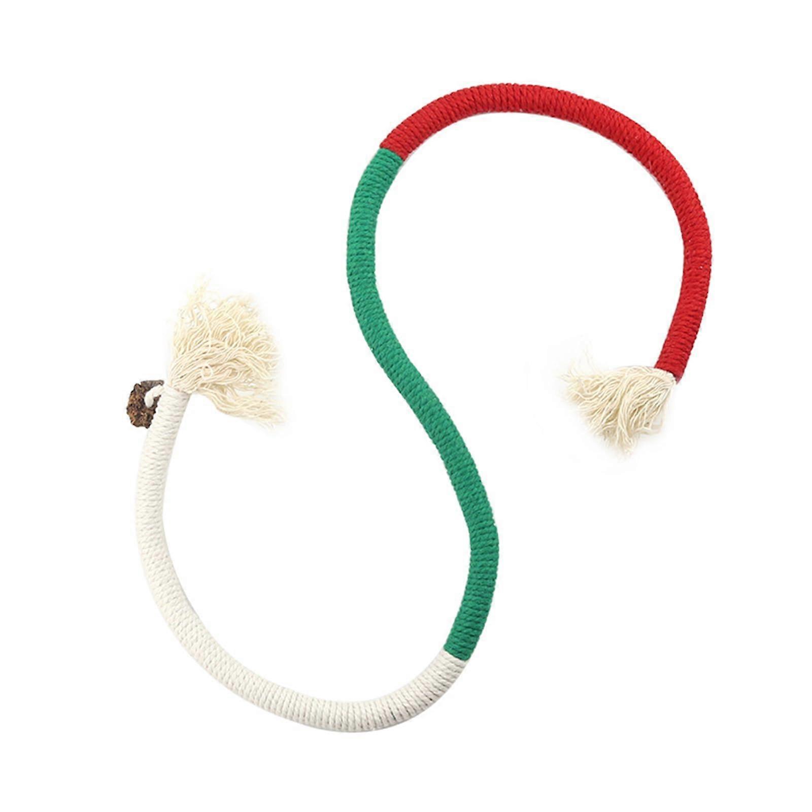 Cotton Rope Cat Scratch Toy For Kitten And Small To Medium Cats Multicolor Interactive Molar Chew Toy Cat Accessories