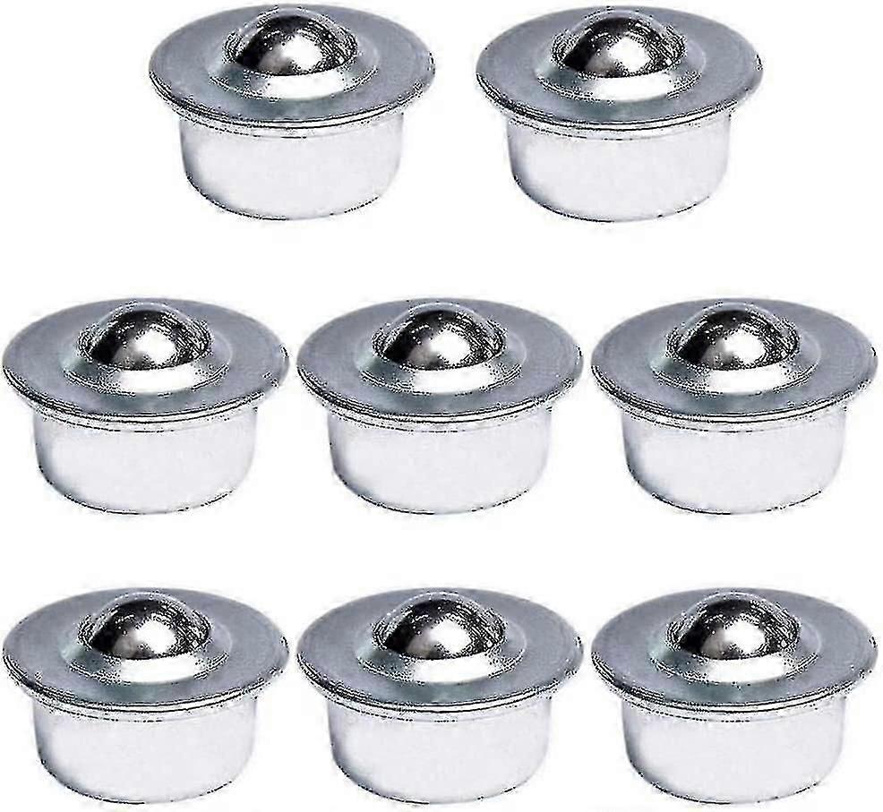 Set Of 8 Ball Bearing Casters Universal Ball Transfer (ls)