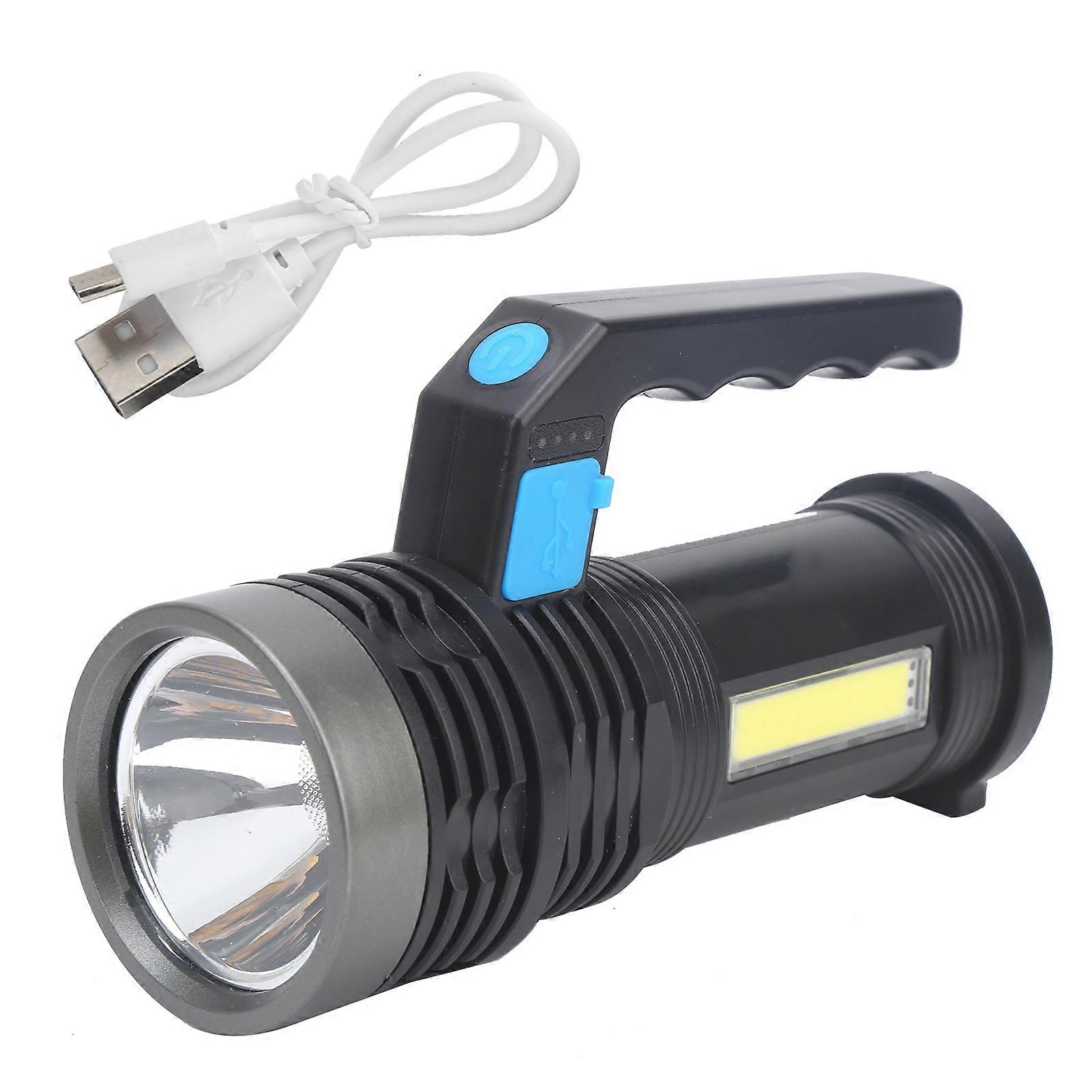 Outdoor LongRange Strong Light Flashlight Household Searchlight Rechargeable LED Spotlight