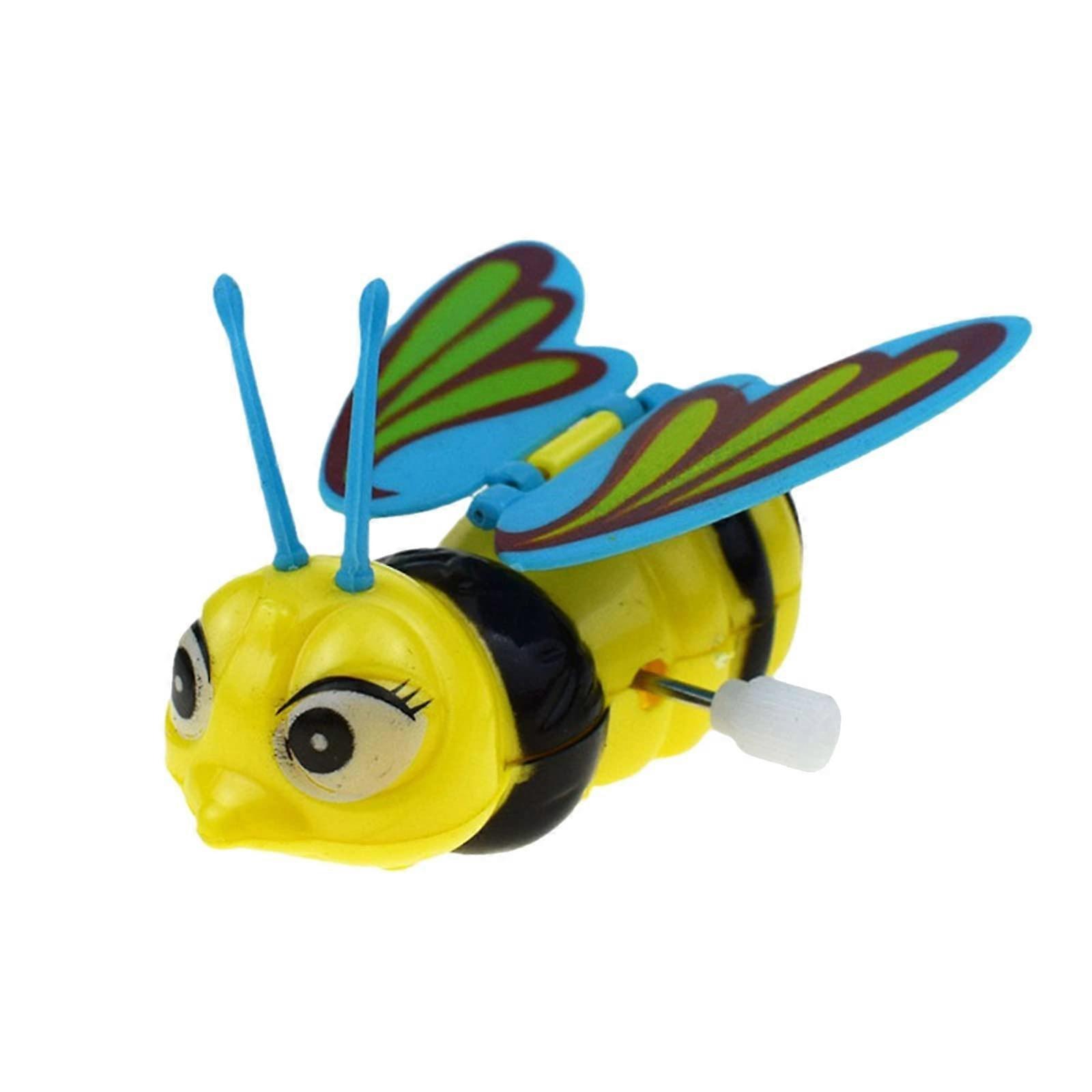 The Strings Swing on the Chain Bee Bee Model Clockwork Toy Bee Festival Gift (Yellow, 3.2 cm x 5 cm x 6.2 cm)'