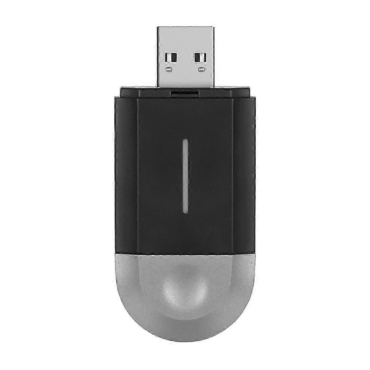 2 in 1 Wireless CarPlay Adapter Android Auto Wireless Adapter, Auto-Dongle konvertiert verkabelt in kabellos, Typ-C / USBBlack SZRH A-D 2549