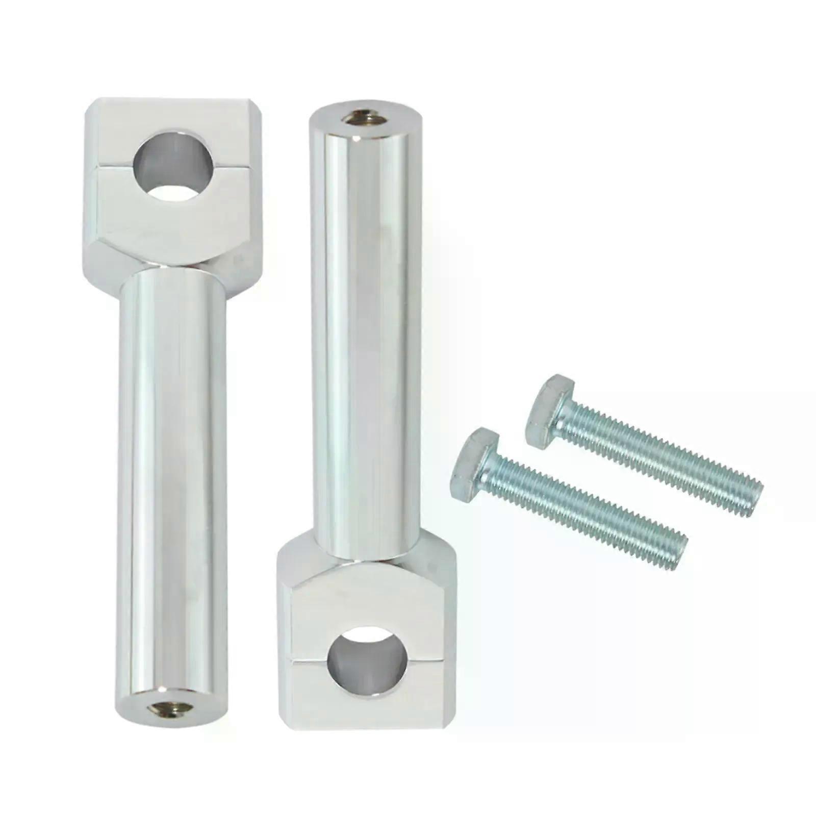 Motorcycle Handlebar Riser Kit 22/25mm Universal Heavy Duty Light Weight