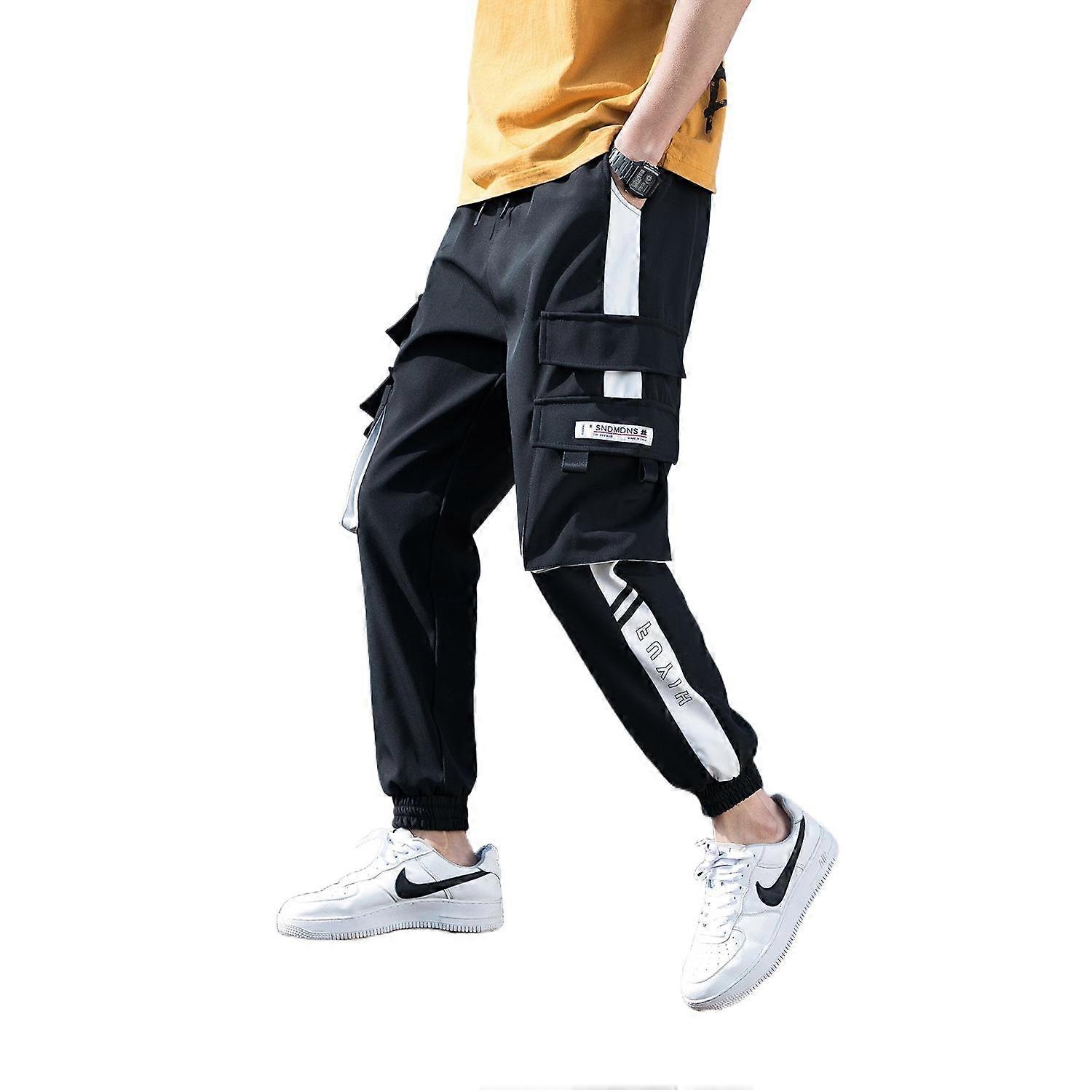 Workwear pants men loose large size spring summer 2024 new fat man plus size