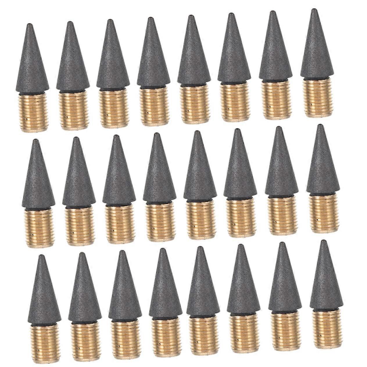Pen Tip, Pack of 25 Refills for Inkless Pencils, Graphite, Easy to Disassemble, No Sharpening Required