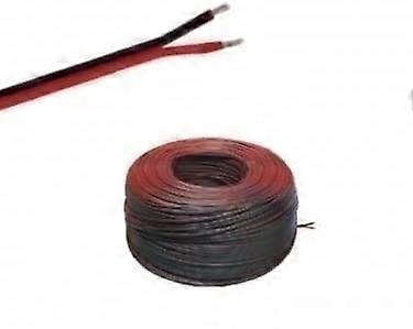 5 m LED cable twin strand 2x 0.75 mm black/red 2wire