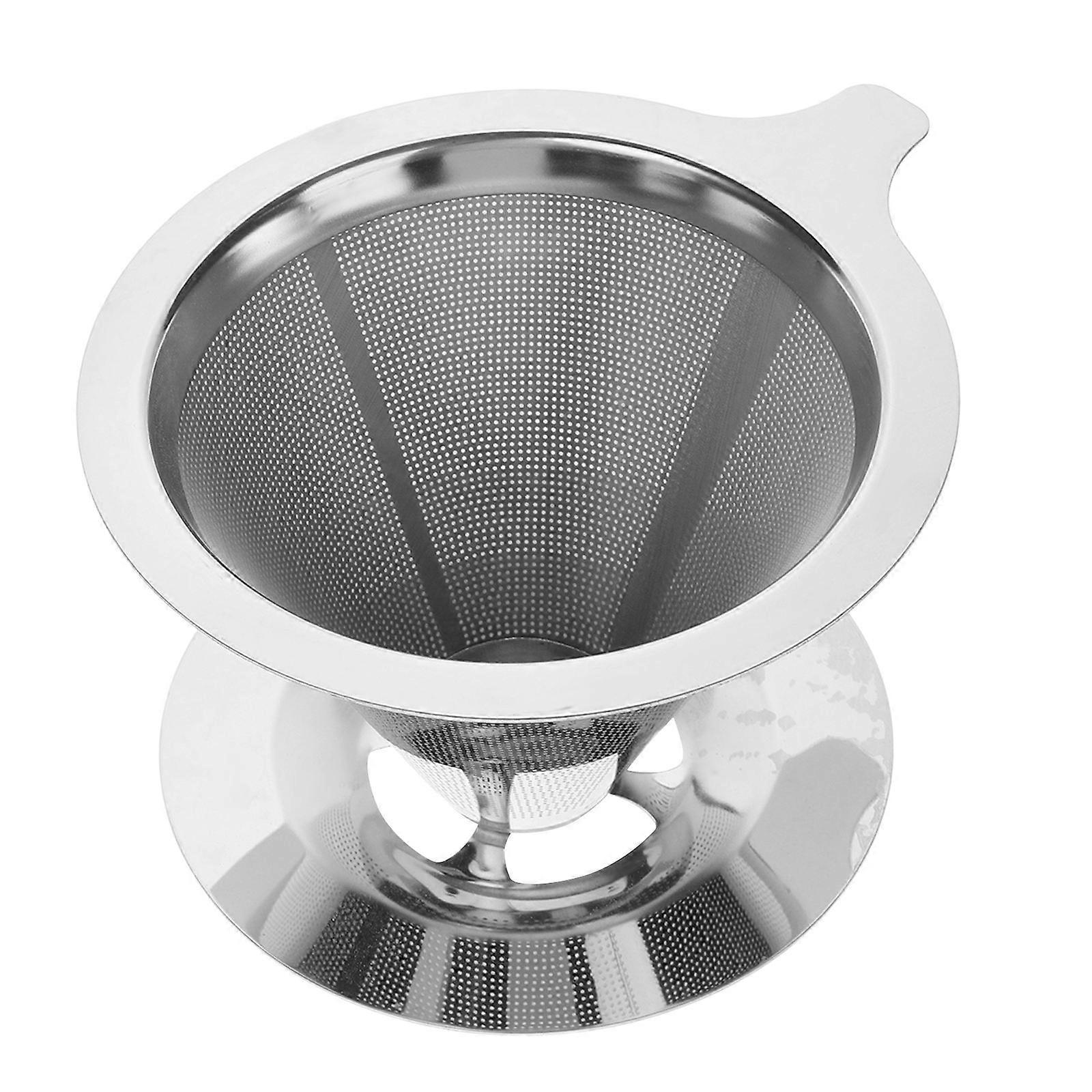 Coffee Filter Dripper Mesh Coffee Filter Elegant Appearance Family Gatherings Filtration 12.00X12.00X8.50CM 1Pack
