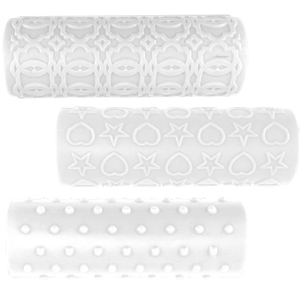 3pcs Clay Twig Rollers Texture Rollers for Polymer Clay Jewelry