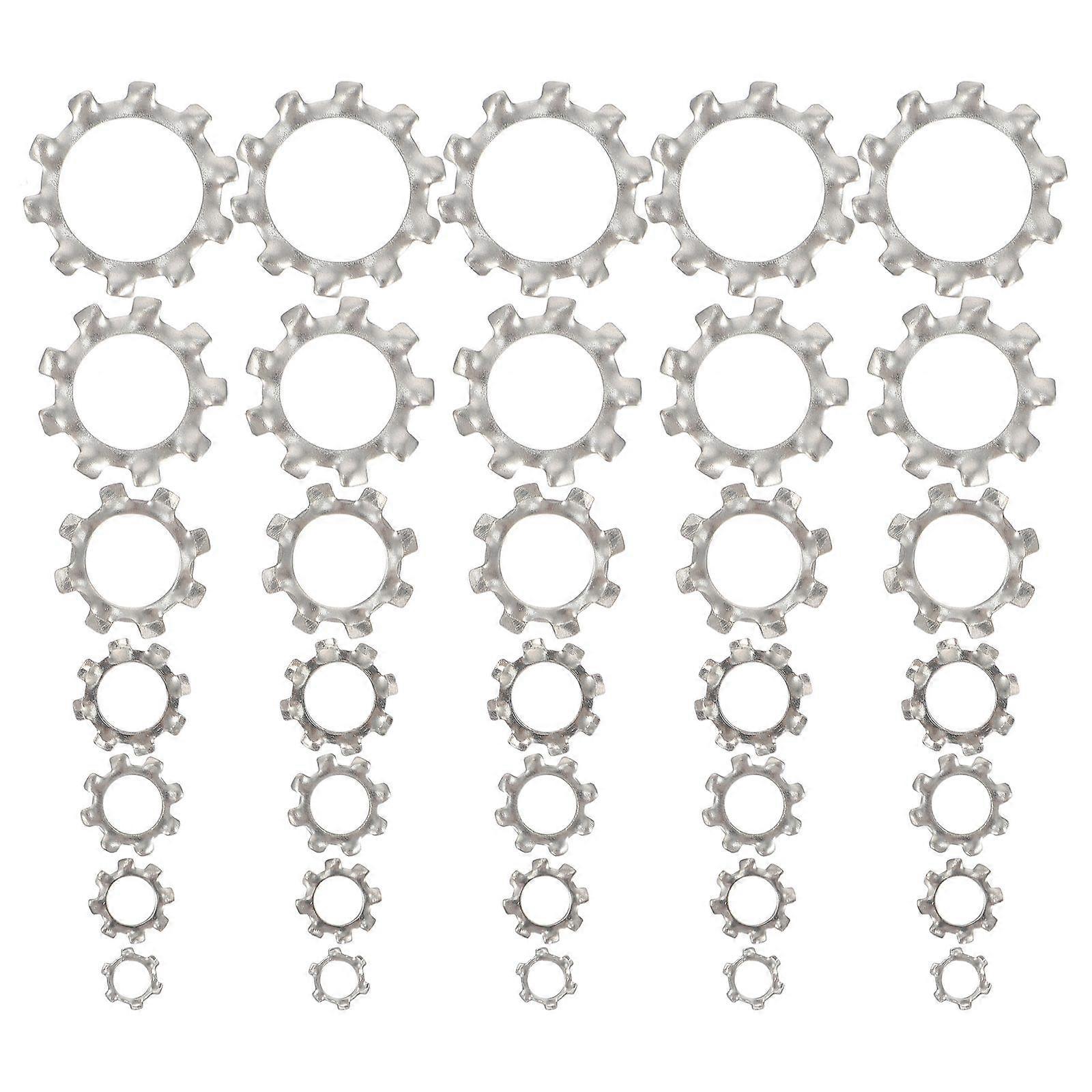 Professional Stainless Steel Washer for Machine 280pcs Silver