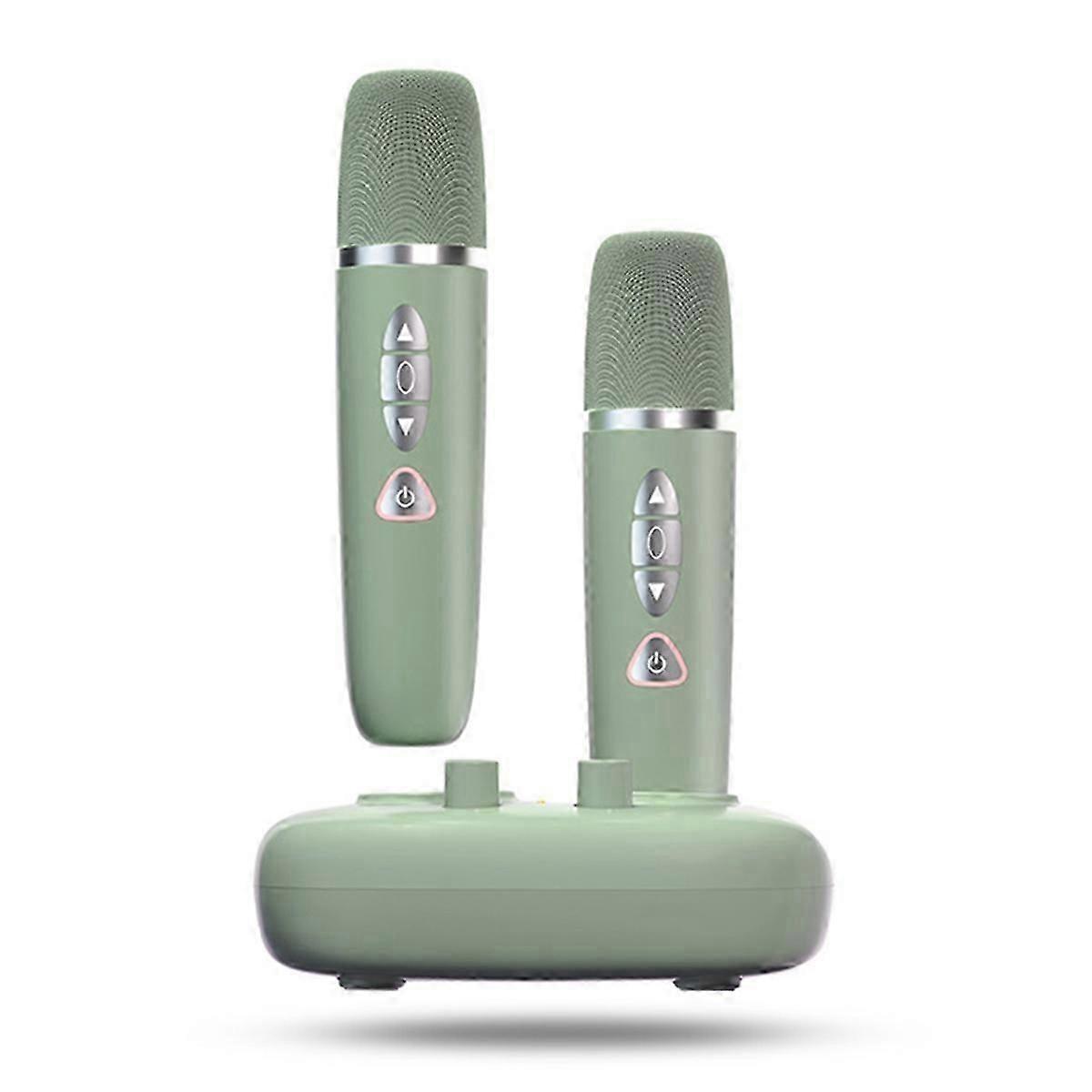 1 in 2 Home KTV Mixer Wireless Microphone Noise Reduction Bluetooth Sound Card Microphone Sets Home Karaoke Artifact