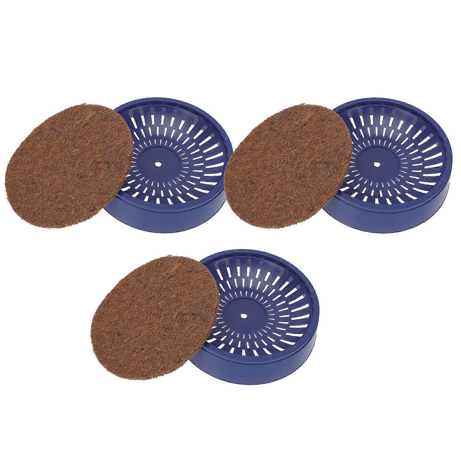 Dove Nest for Eggs Laying and Breeding with Palm Mat for Home and Outdoor 3 Sets