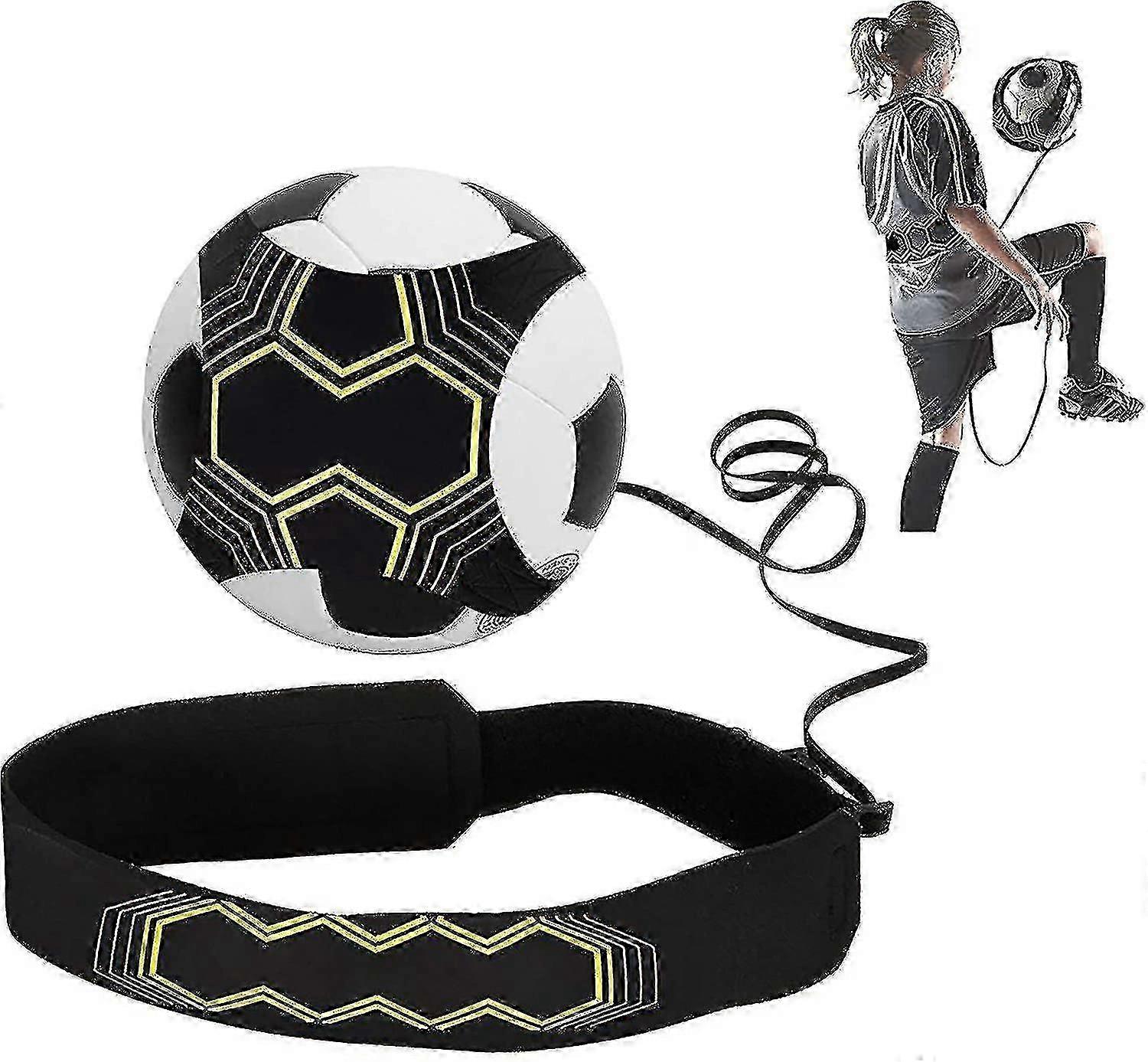 子供と大人のためのサッカートレーニングエイド、サッカーボールバンジー弾性トレーニング、サッカー用 - O