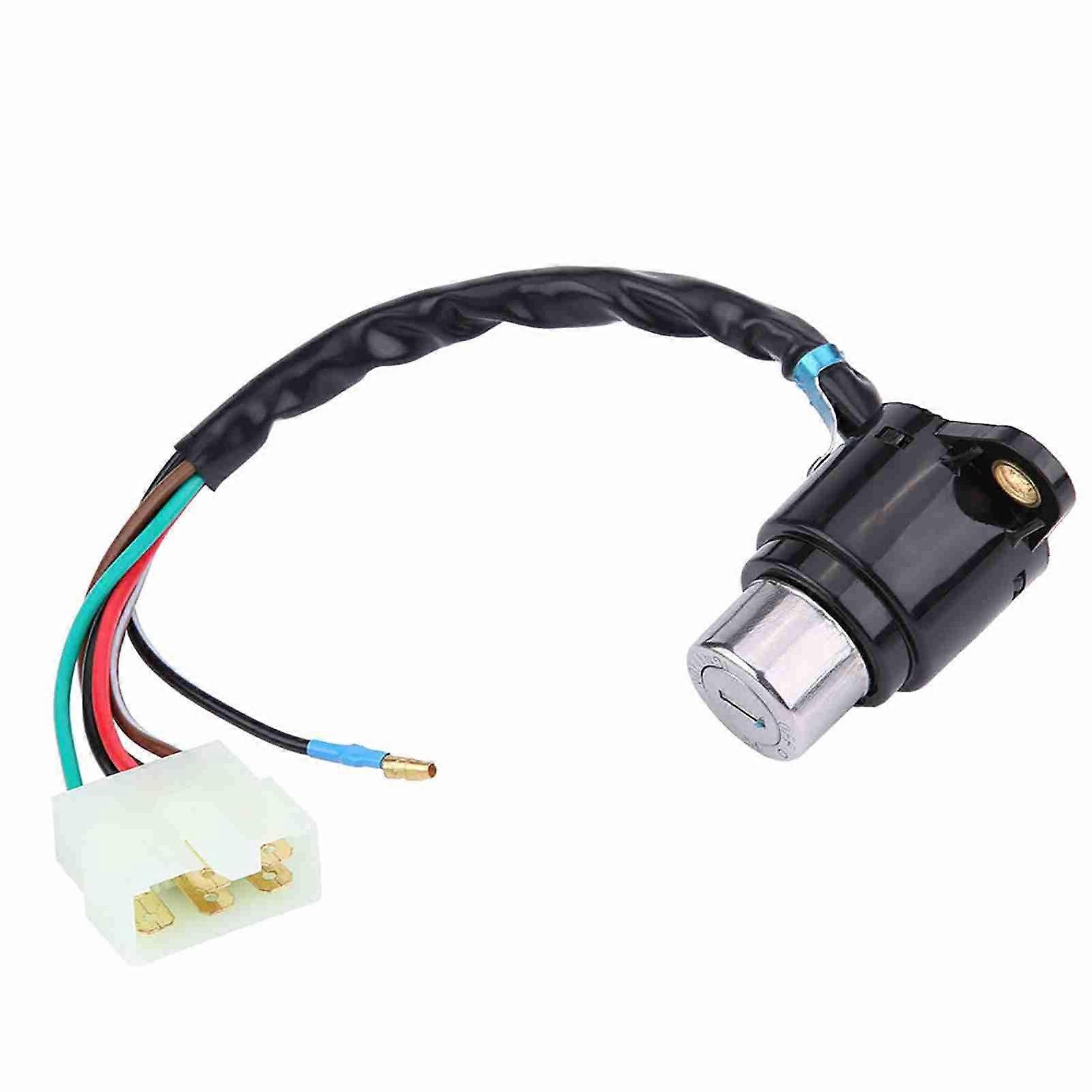 Motorcycle Ignition Key Switch Lock for CB/CM 400/450, Black, 6.7x3.5x5cm