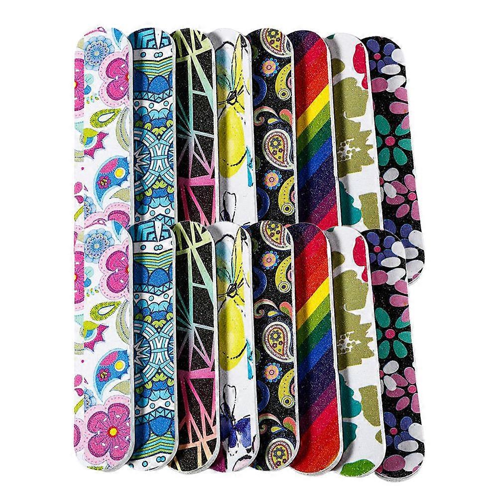 EVA Paper Smoothing Nail Extensions Random Flower Color 100Pcs