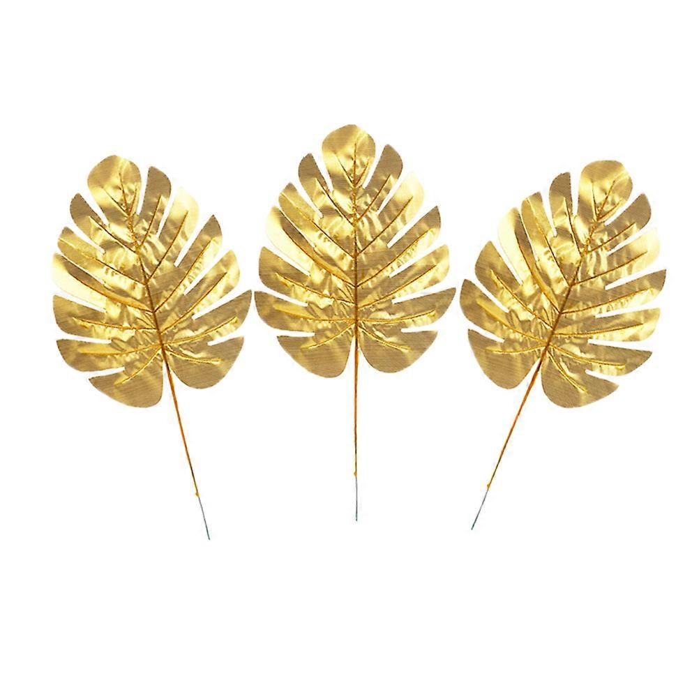 Simulation Leaves Artificial Decor Style Wedding 30x15x0.2cm 10Pcs