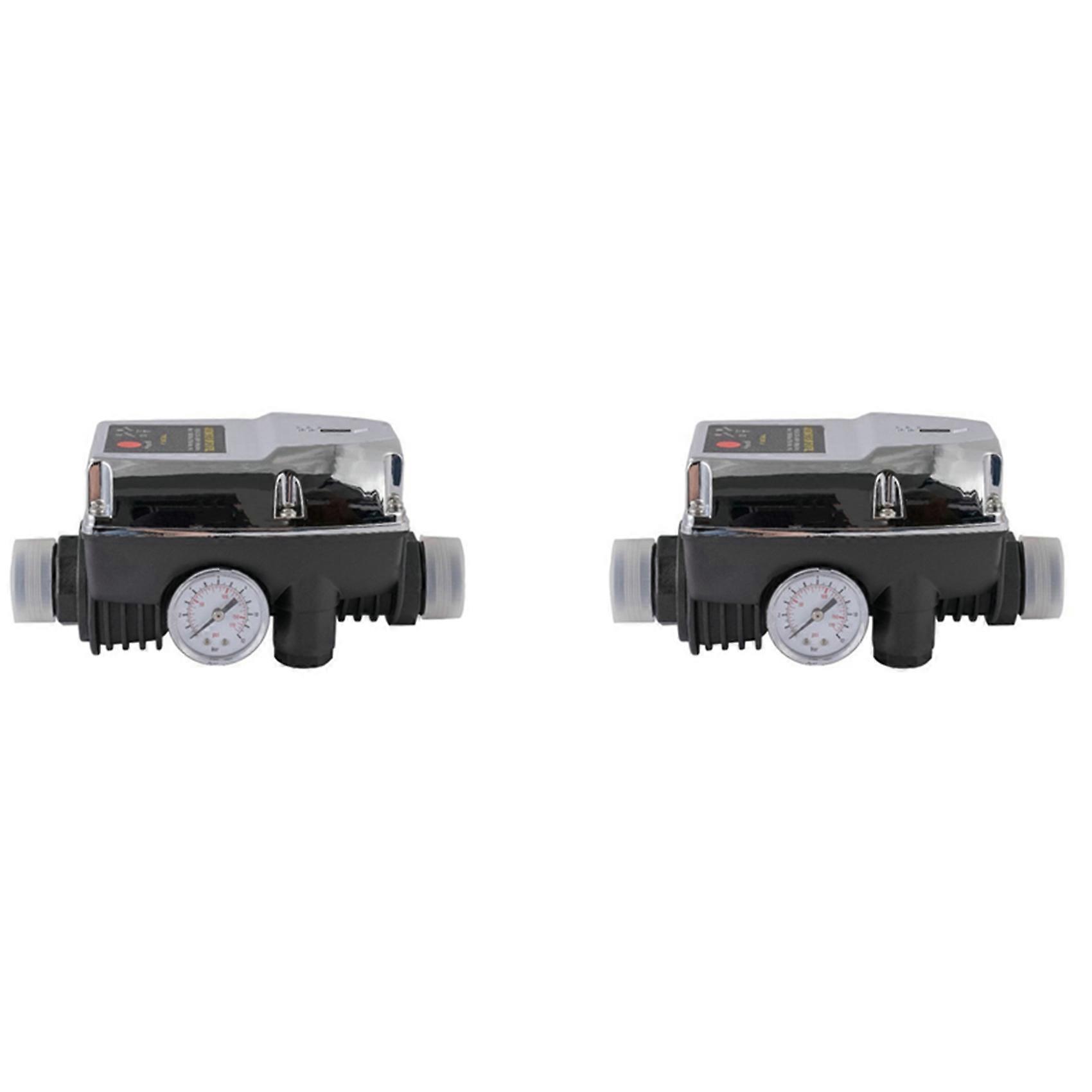 2X Water Pressure Booster Starting Controller Adjustable 1 Inch Pipe Automatic Pump Control on Off M