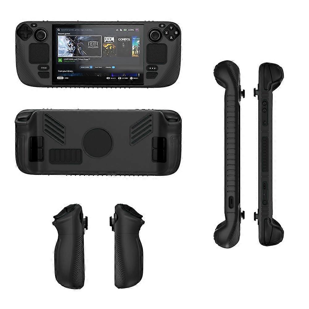 For Steam Deck V3 Non-slip Silicone Protective Case for Pocket Consoles)