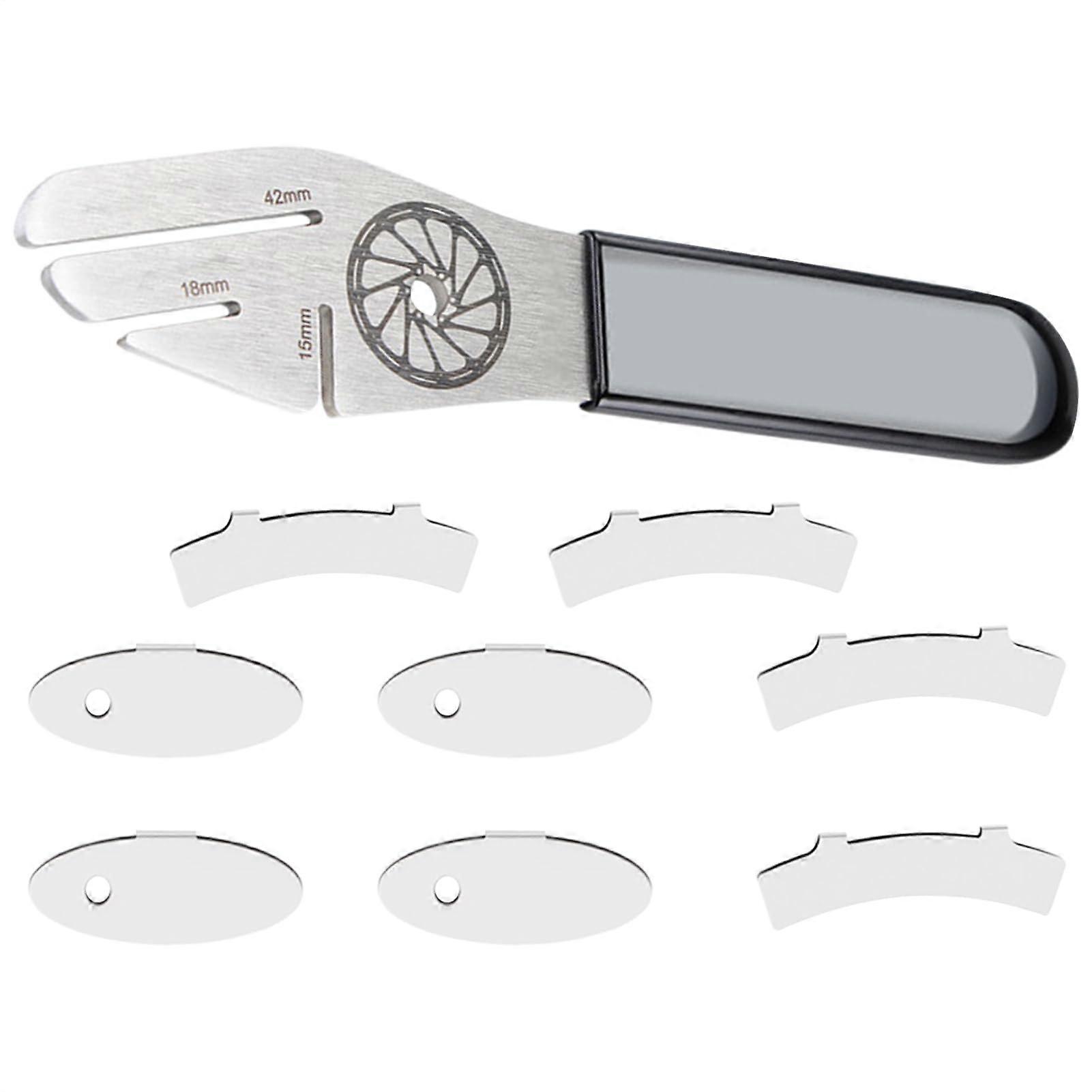 Brake Disc Alignment Tool  Stainless Steel Distance Regulator with 8 Pads