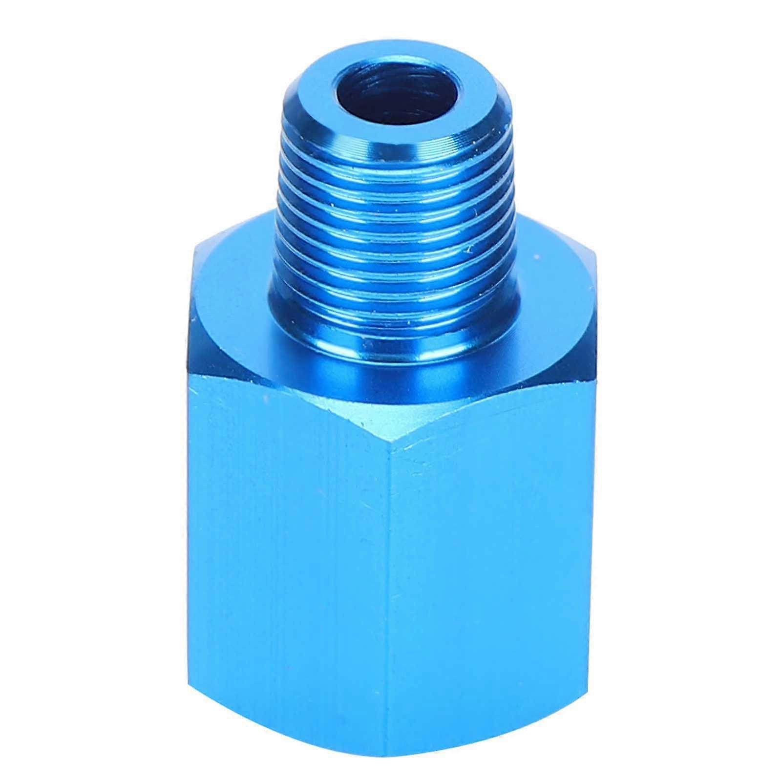 NPT Reducer Adapter Aluminum Alloy M12 to 1/8 Pressure Gauge Part with Explosion‑Proof Function