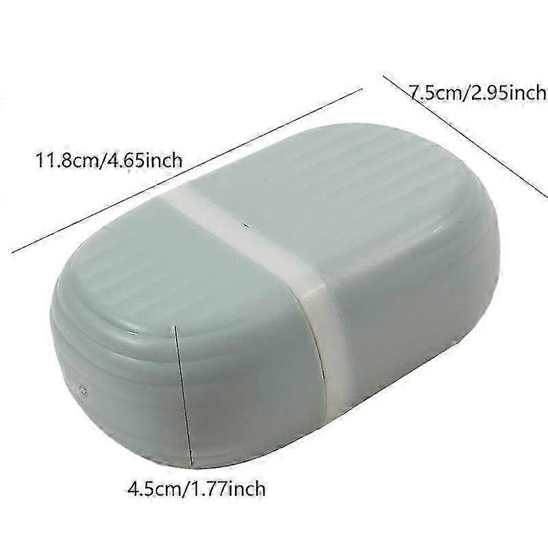 Portable Travel Soap Dish with Drain - Bathroom Accessories Container & Holder Case for Easy Travel & Storage Solutions