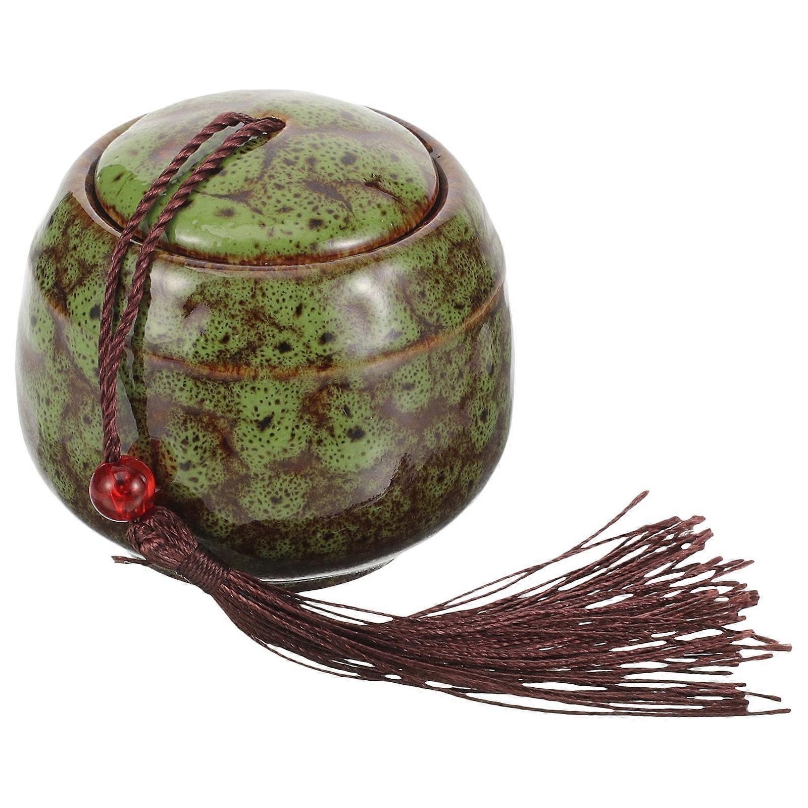 Ceramic Ashes Memorial Box Mini Urn For Pet Ashes Ideal For Memorial And Funeral 2.36X2.36X2.16 In 1Pcs