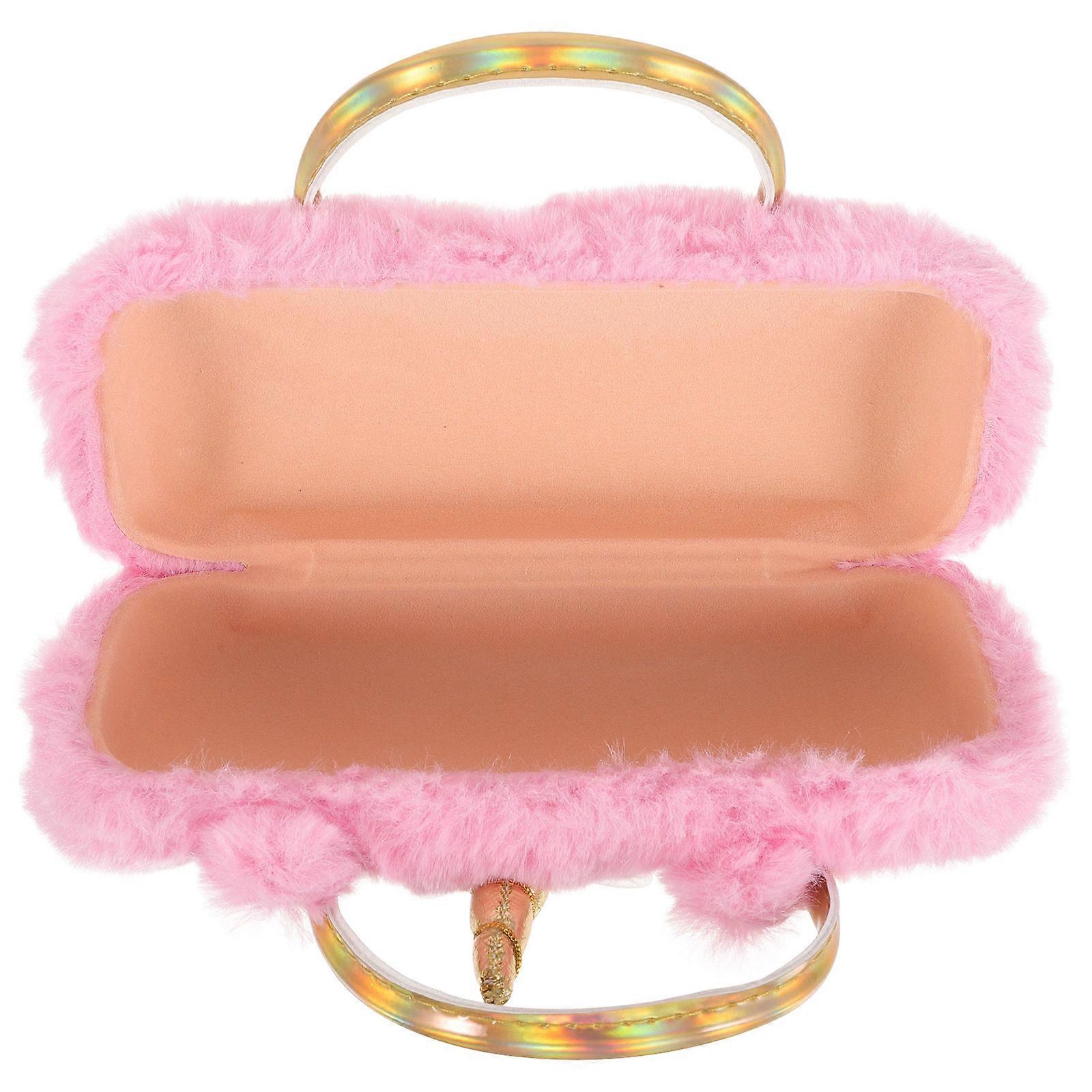 Glasses Storage Case Unicorn Eyeglasses Case Daily Use Pink 17.5x12.5cm Protective 1Pcs