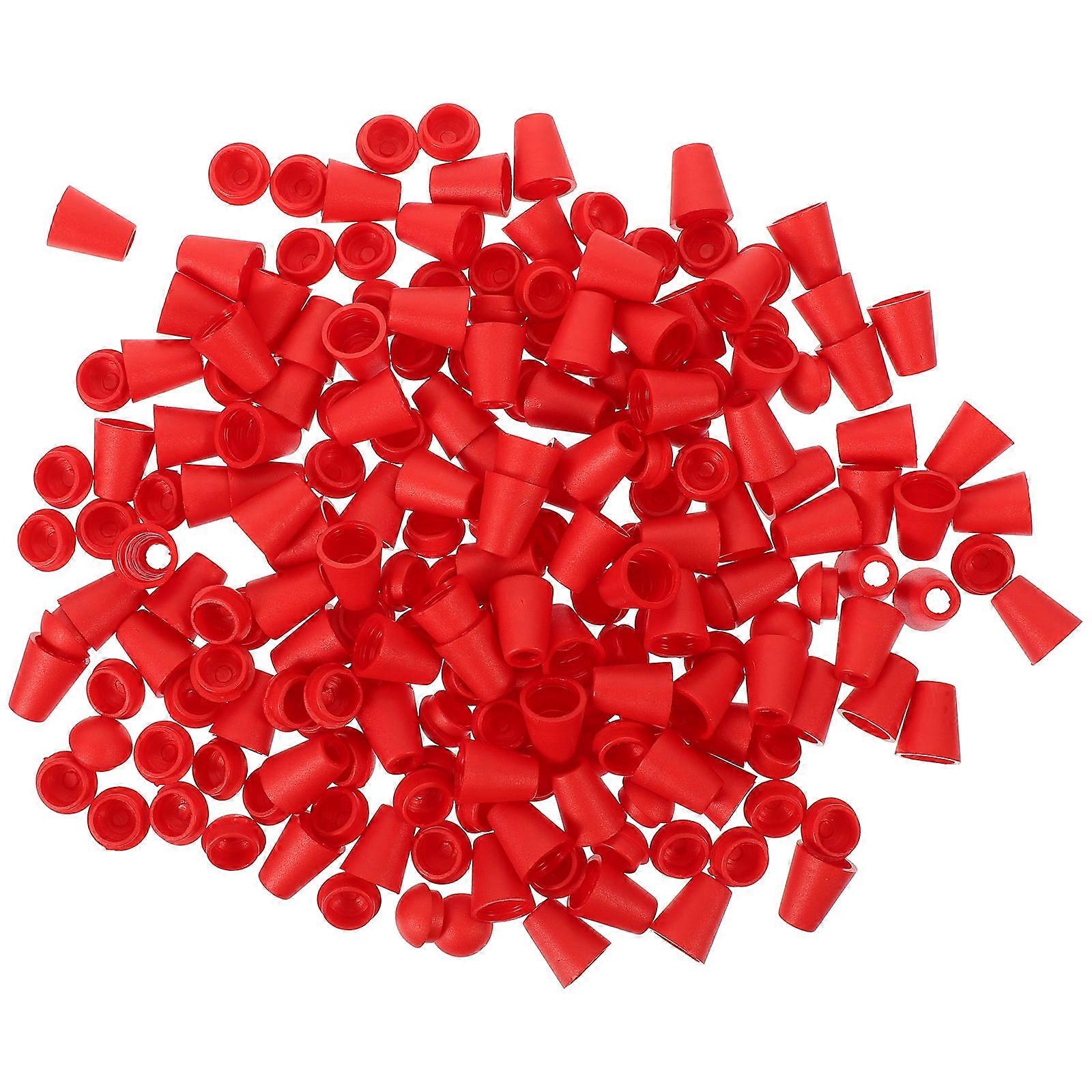 Round Beads Drawstring Cord Lock For Sweater Clothing Home Use 100Pcs