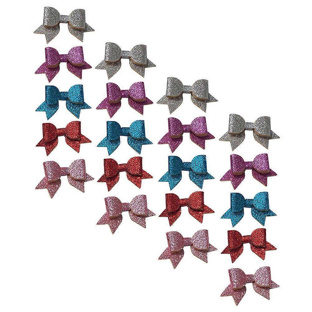 Dog Accessories 20Pcs Pet Hair Clips Daily Life Assorted Color Keep Hair in Shape