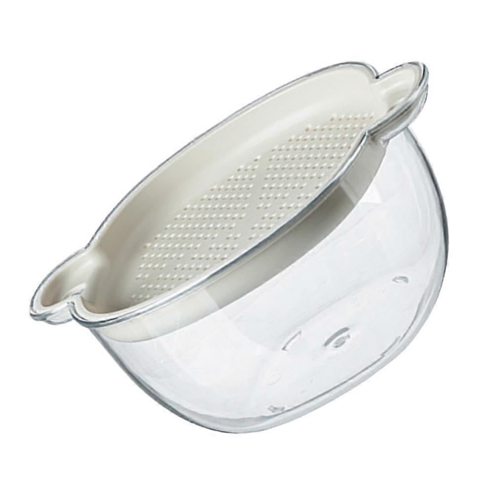 Plastic MultiColored Fruit Strainer for Kitchen Use with Effective Drainage and Storage .5x8.5x6.5 Inches