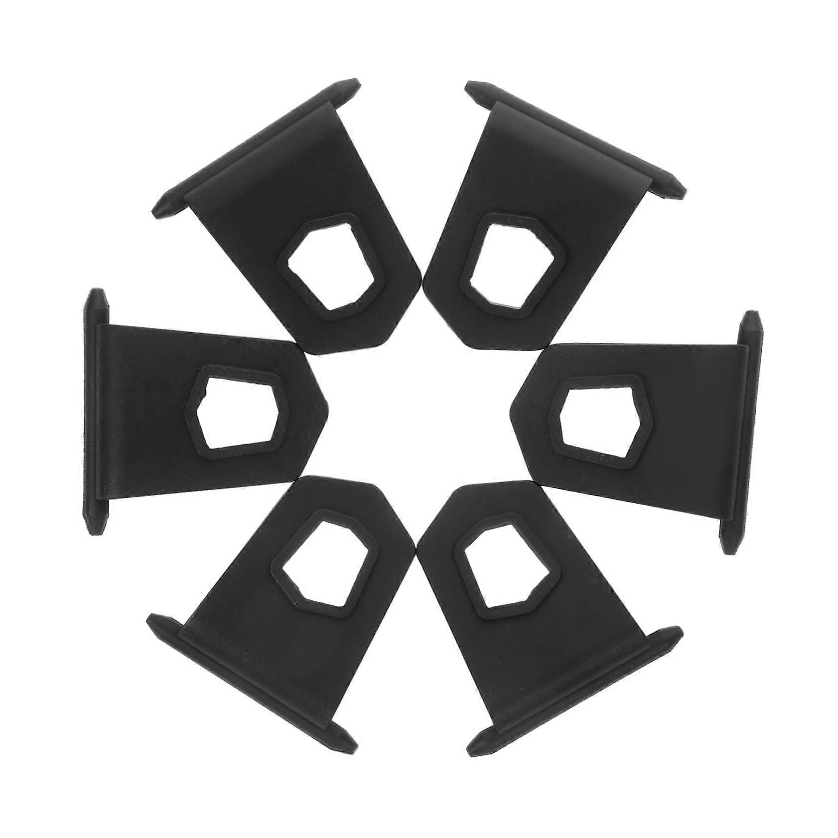 6pcs Portable RV Awning Hooks Multifunctional Rubber Clips for Clothes Bags Umbrellas and Lights for Camping Outdoors