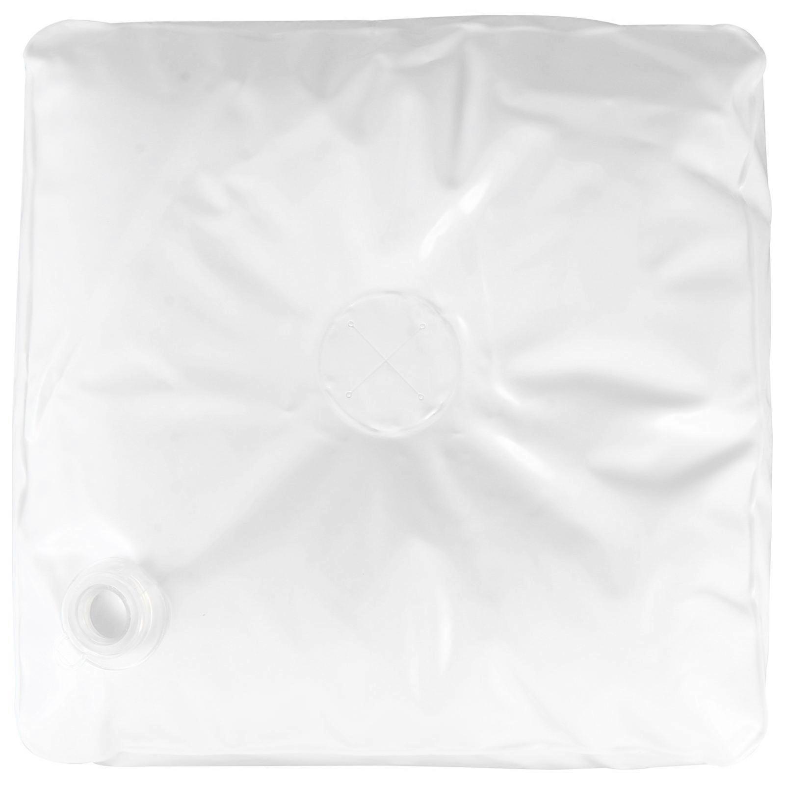 Umbrella Flag Weight Bag for Fixing Use PVC Material White Color Durable and Practical 1pc