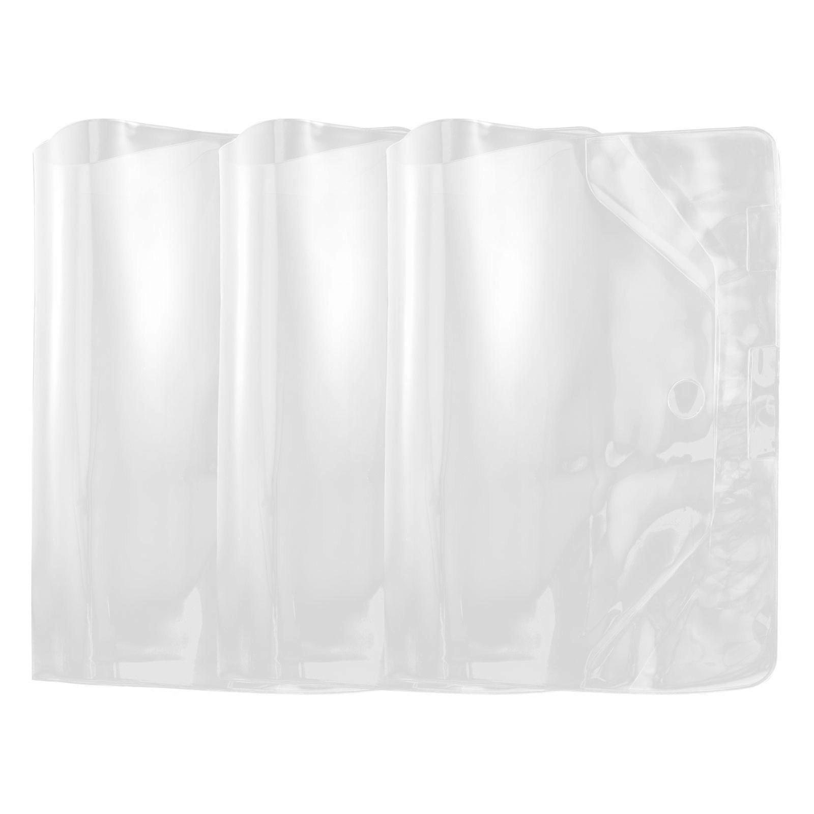 PVC Book Cover with Transparent Design for Protection Use Waterproof and Dustproof 3PCS