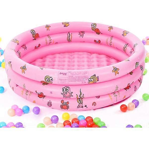 Children's pool, (powder) Round inflatable pool, 100x35cm inflatable