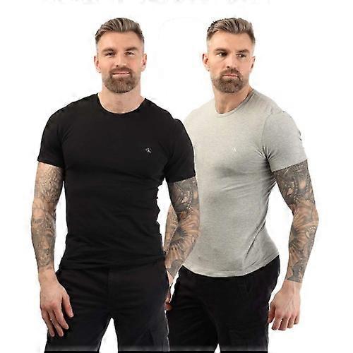 Calvin Klein Mens Essential Crew Neck T-Shirt (Pack of 2)