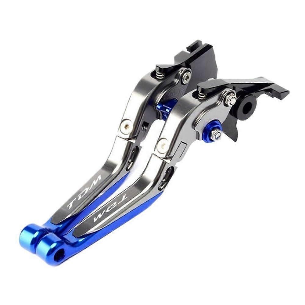 Adjustable Foldable Extendable CNC Brake Clutch Lever Motorcycle Handlebar Accessories for YAMAHA TDM850 TDM 850 1991–2002 2001 Silver Pentagon