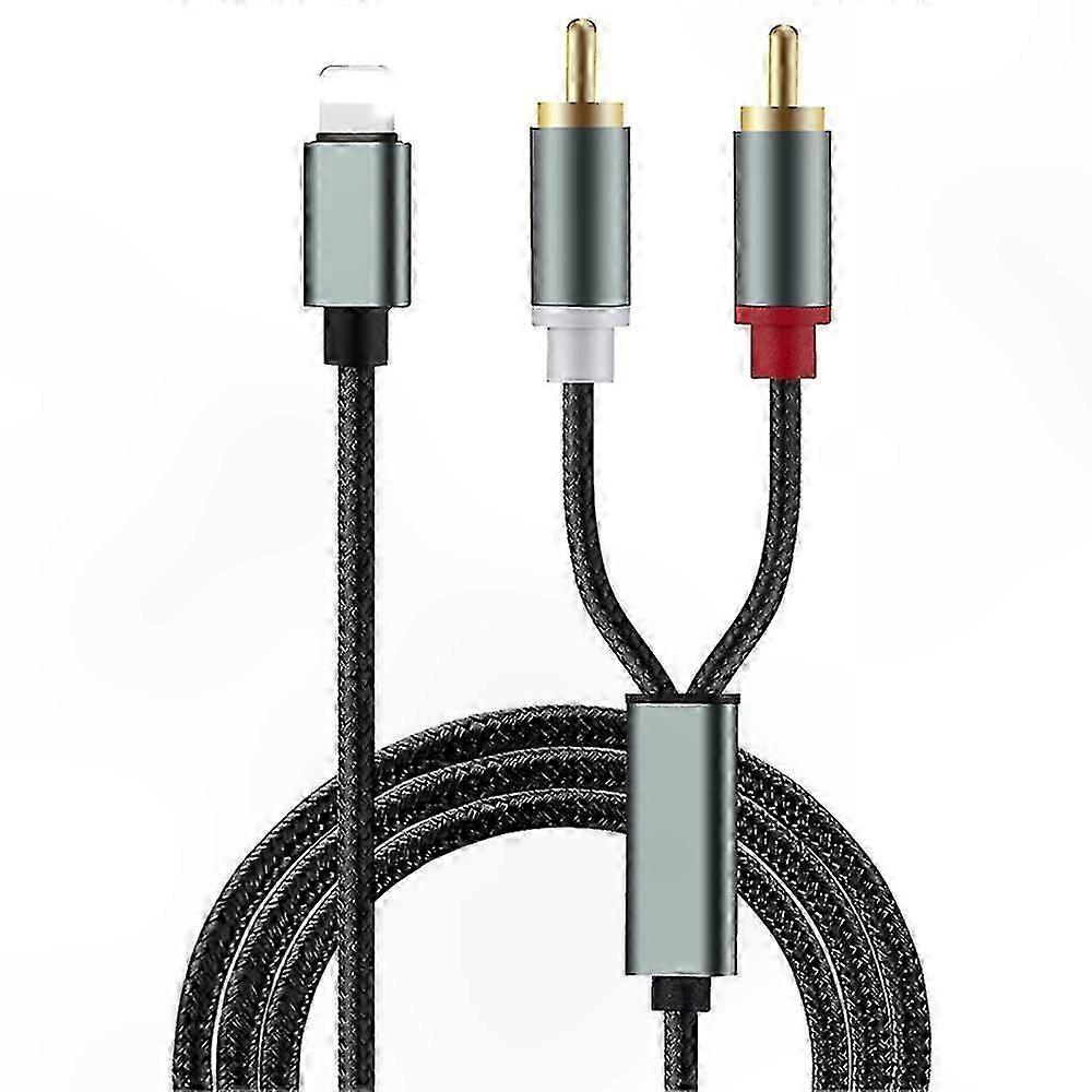 Lightning to RCA Audio Adapter Cable for Speakers and Amplifiers Connect Phone to Lotus Audio Devices