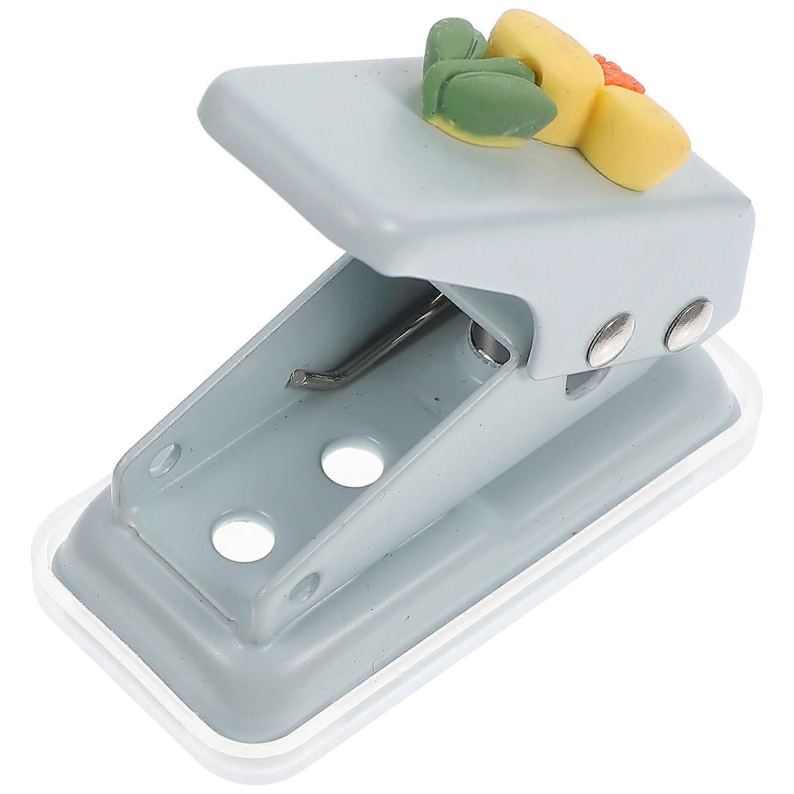 Flower Hole Puncher Single Round Hole Punch Tool for DIY Crafts